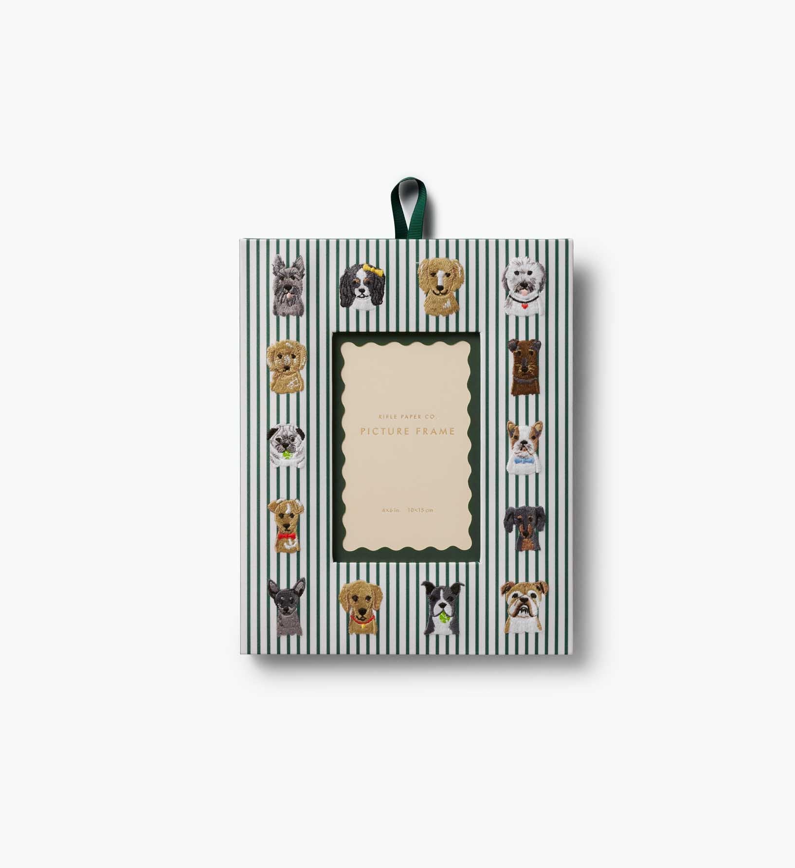 Embroidered Picture Frame - Dog Days