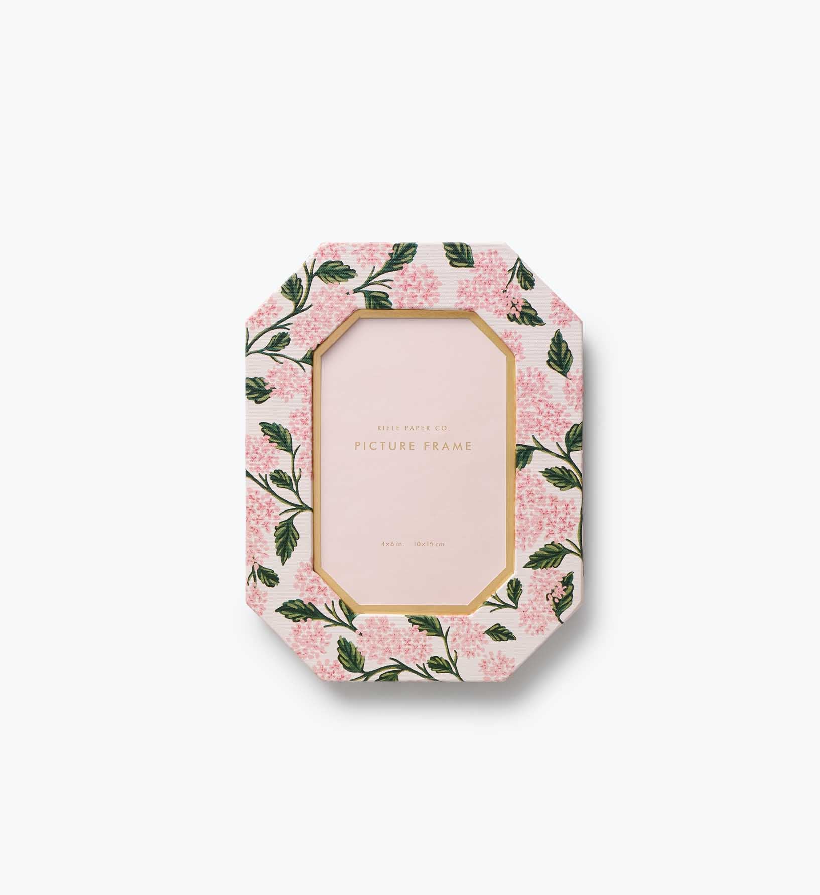 Paper Wrapped Picture Frame - Pink Hydrangea