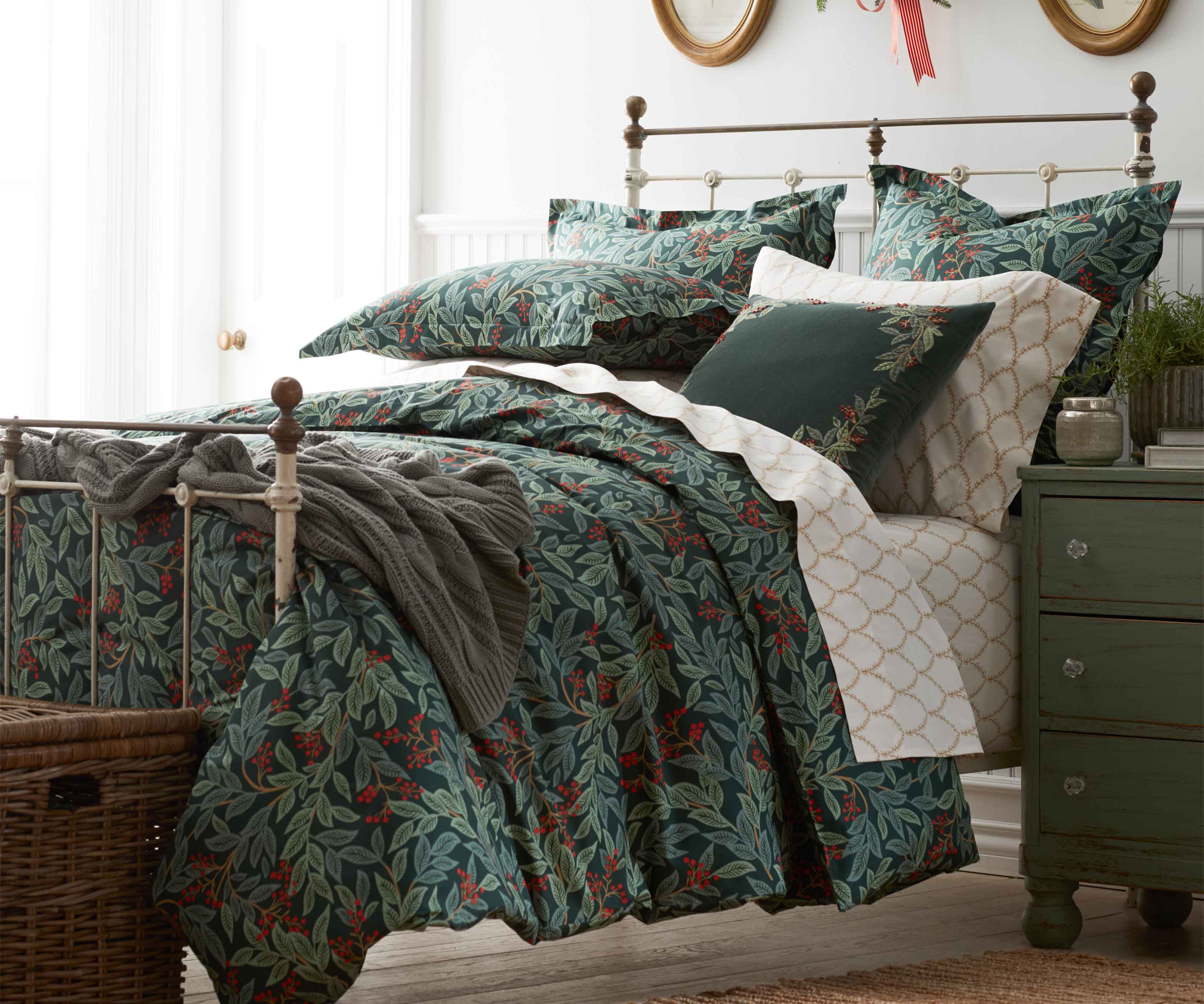 Embroidered Pillow Cover - Willowberry