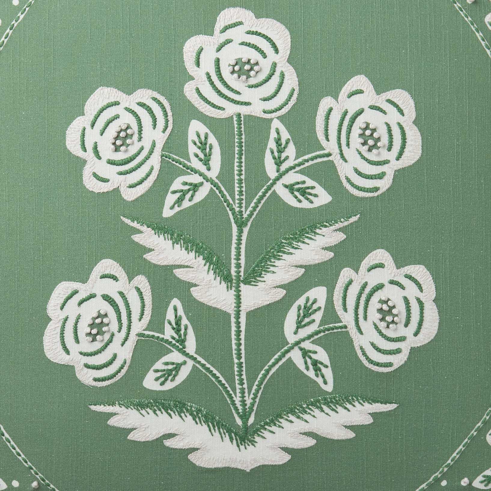 Embroidered Pillow Cover - Artichoke Garden
