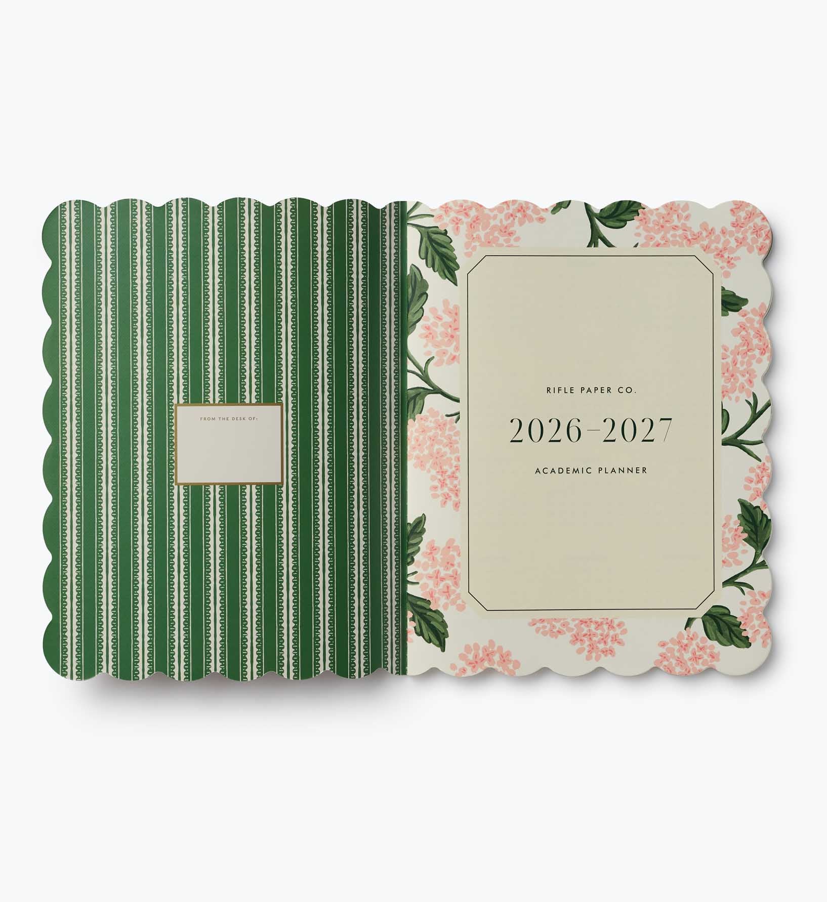 2026-2027 12-Month Academic Appointment Notebook - Pink Hydrangea