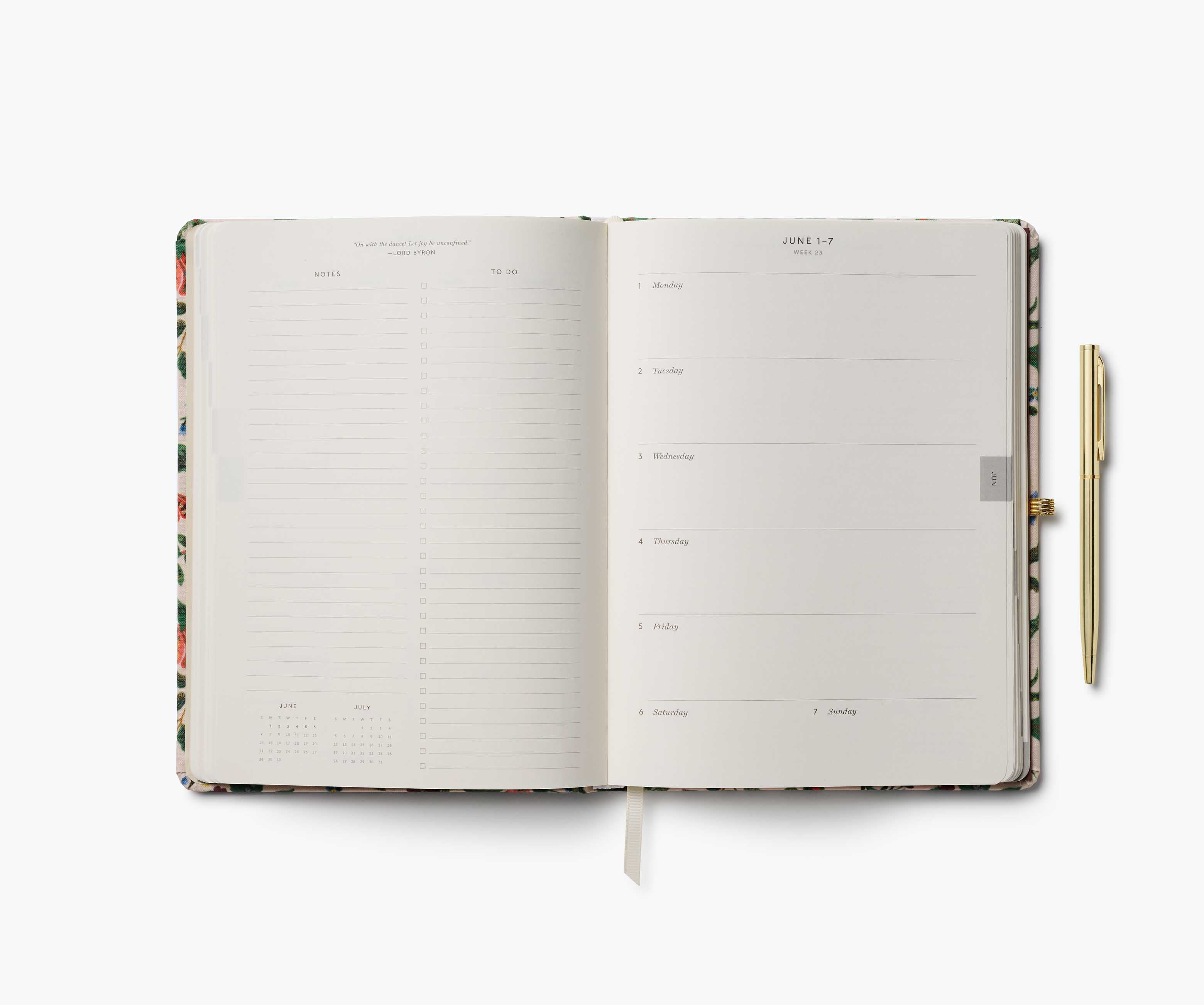 2026 12-Month Hardcover Planner with Pen - Gracie