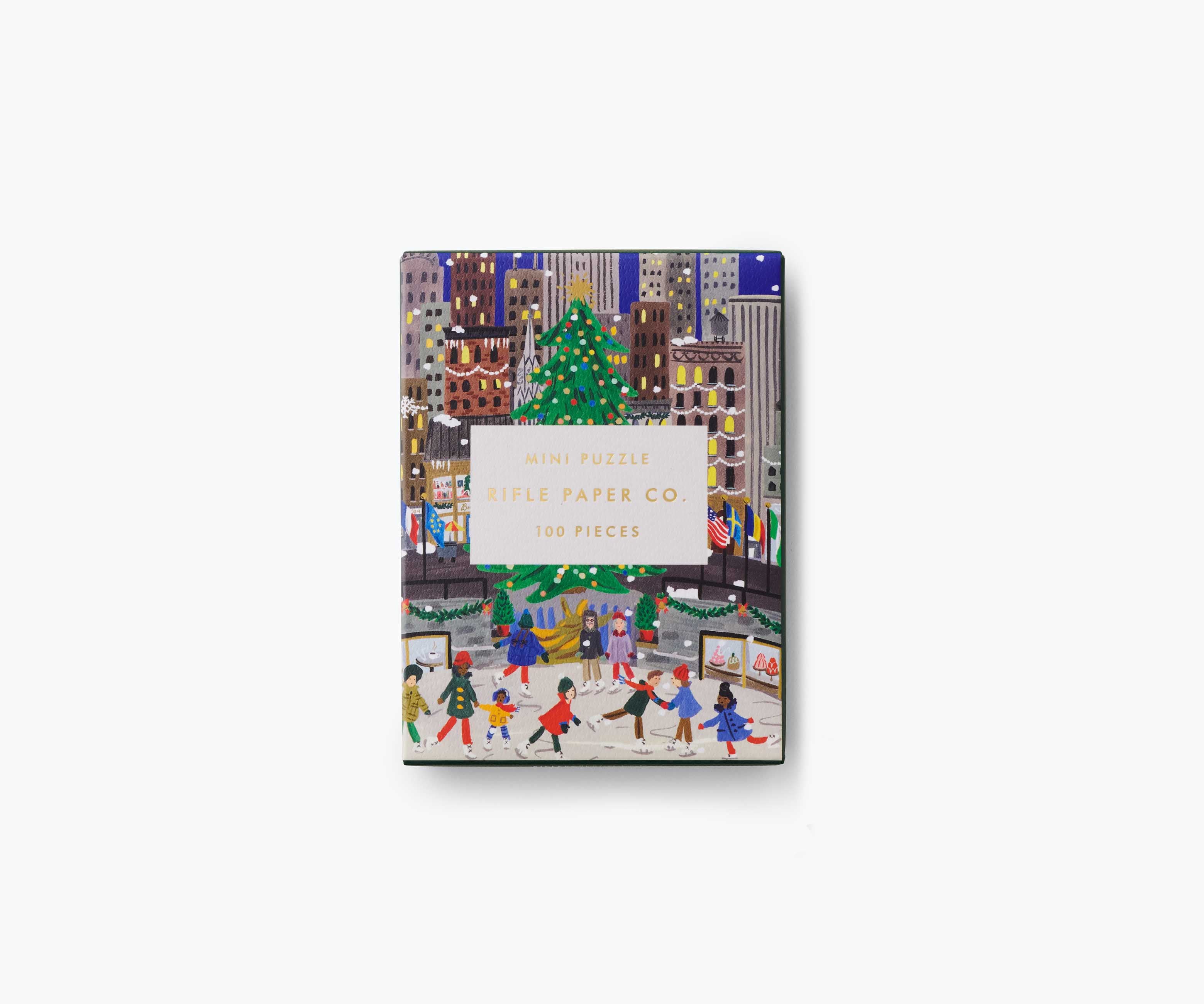 Mini Holiday Jigsaw Puzzle - Holiday On Ice