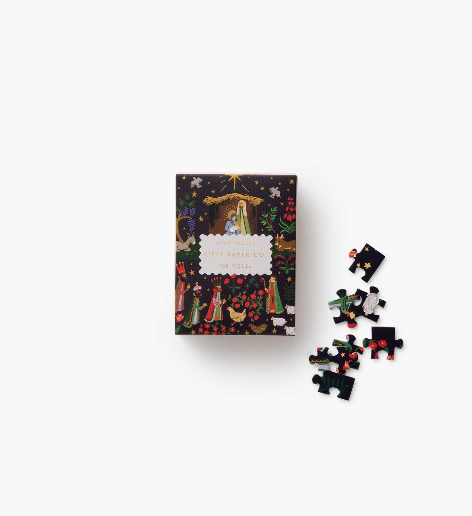 Mini Holiday Jigsaw Puzzle - Nativity
