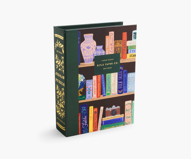 Rifle Paper Co. Jigsaw Puzzle, Bookshelf