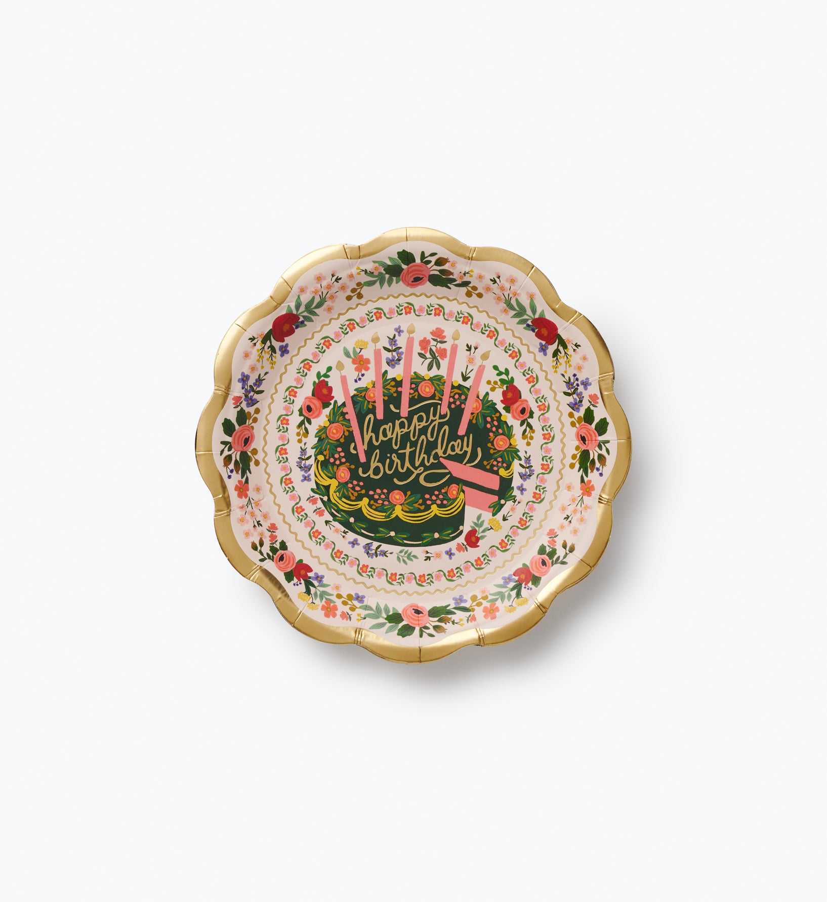 Small Plates - Floral Cake