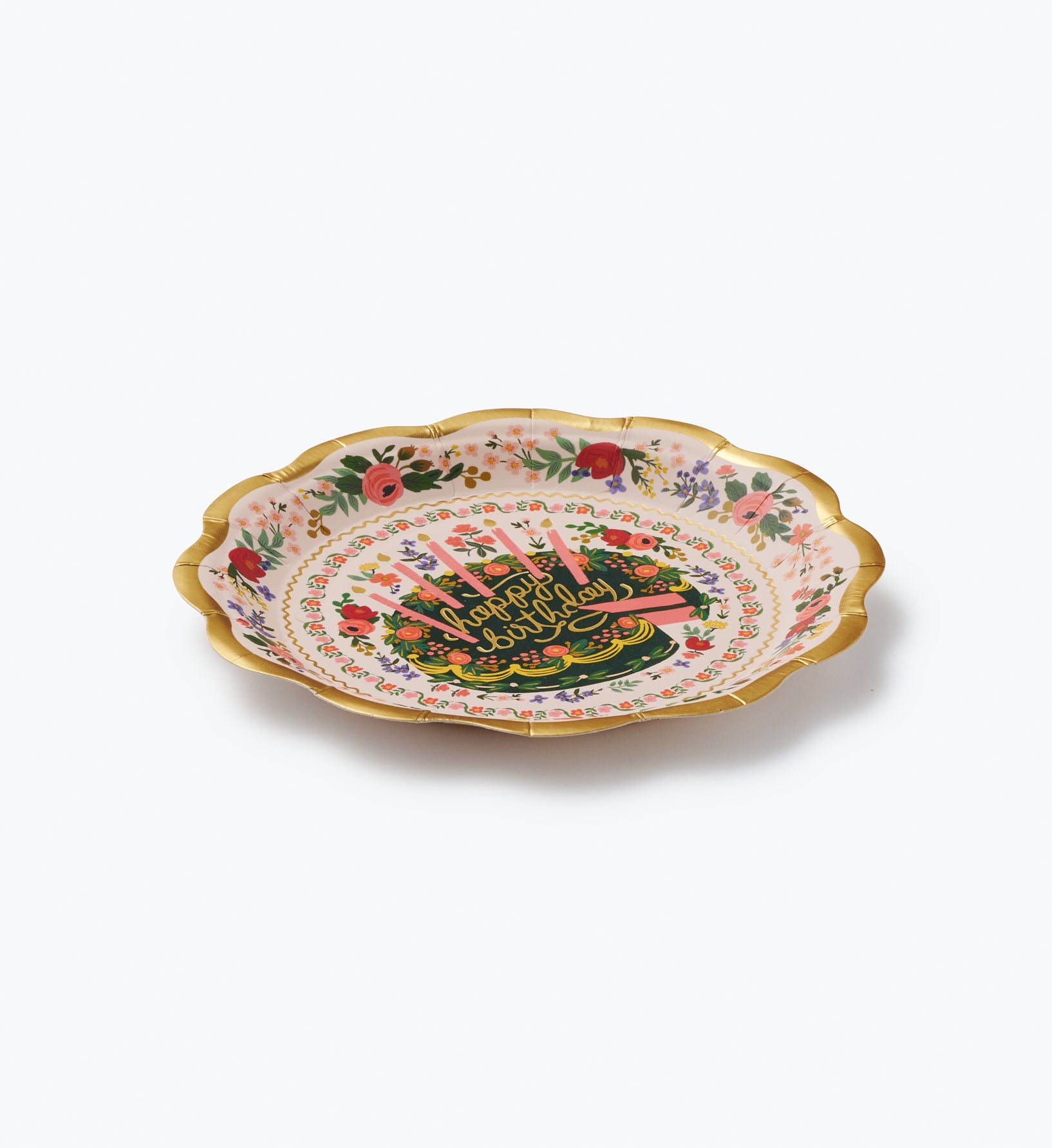 Small Plates - Floral Cake