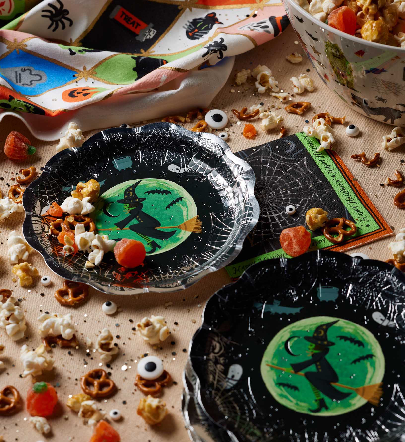 Small Paper Plates - Witches Brew