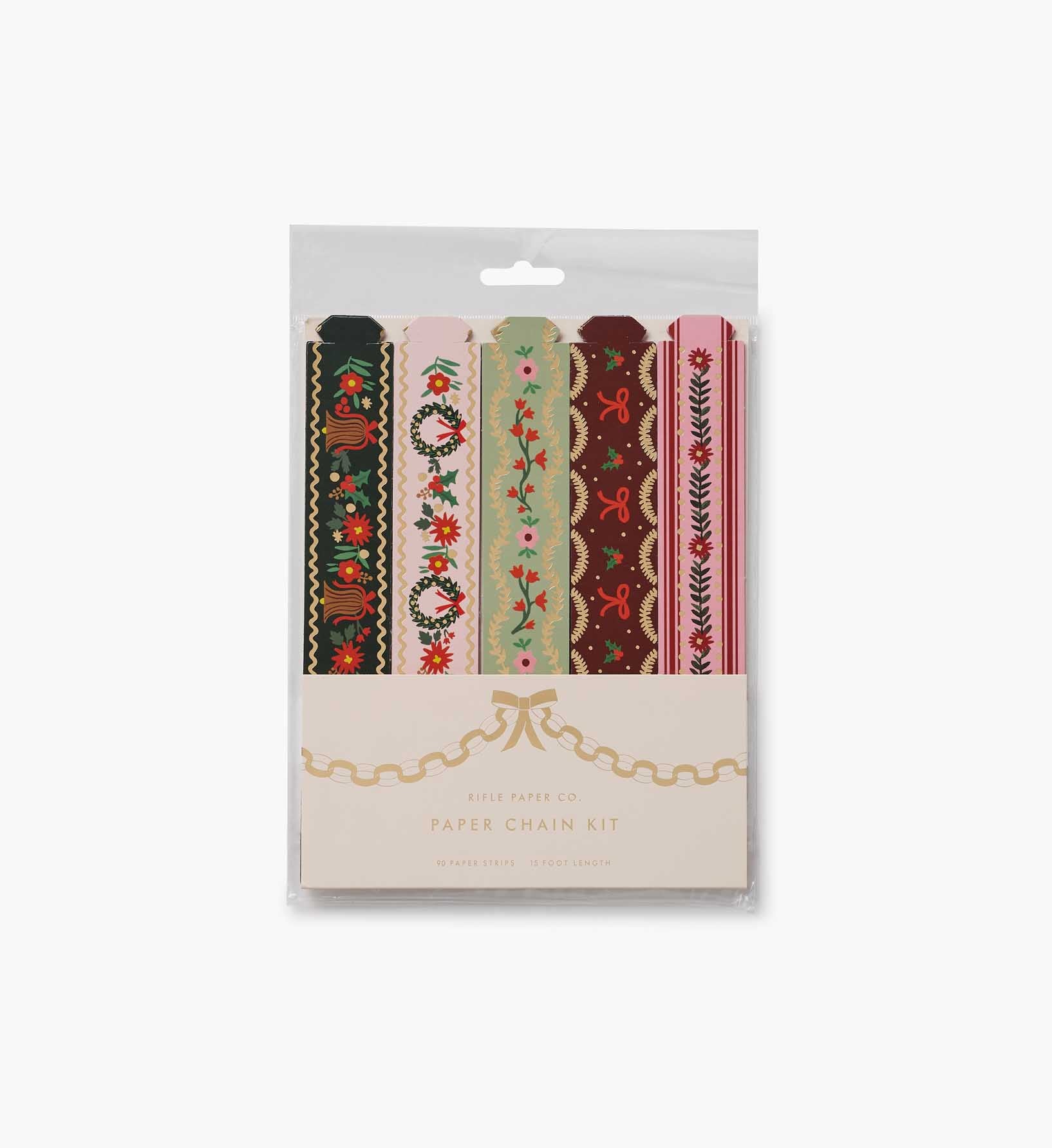 Paper Chain Kit - Holly Jolly