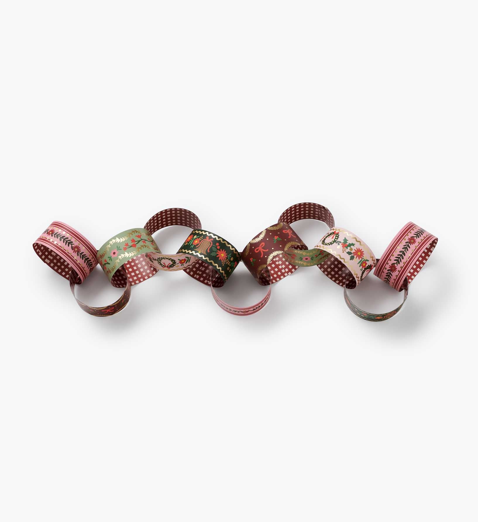 Paper Chain Kit - Holly Jolly