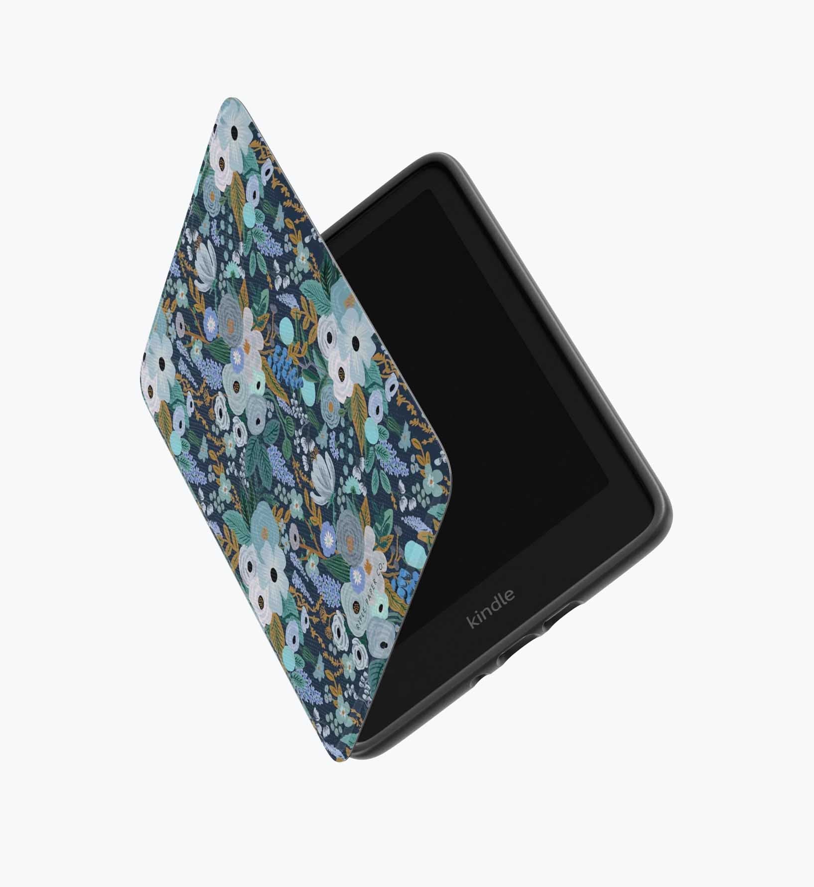 Kindle Paperwhite Case - Garden Party Blue