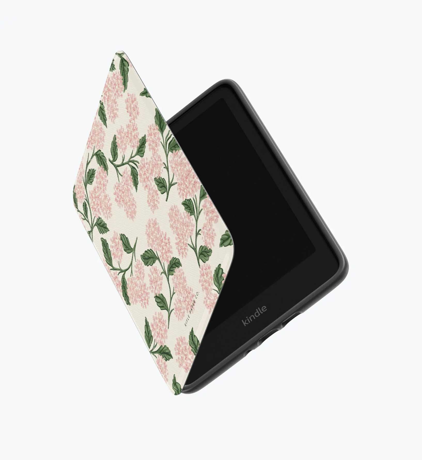 Kindle Paperwhite Case - Pink Hydrangea