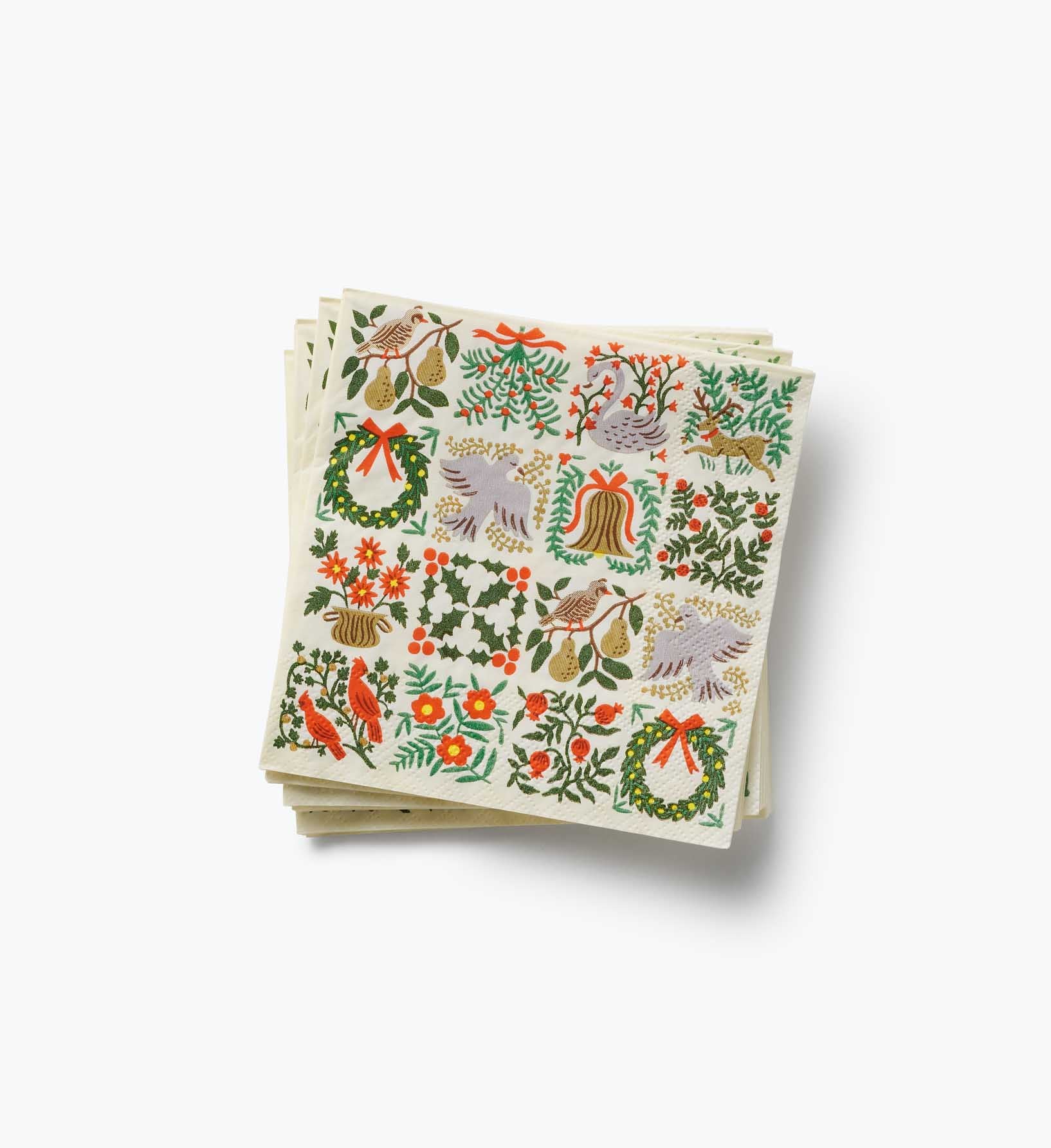 Cocktail Napkins - Christmastide
