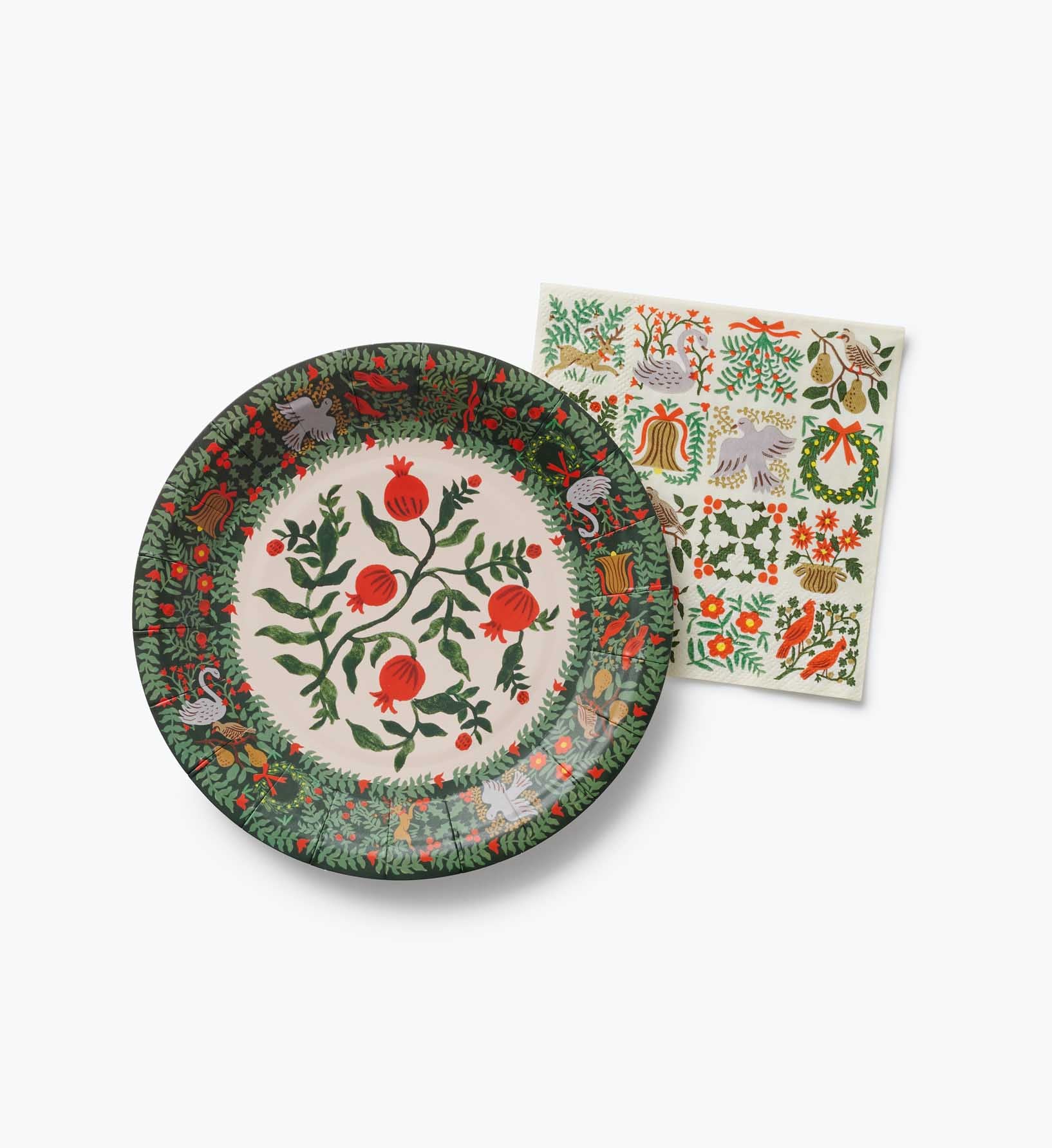 Paper Cocktail Napkins - Christmastide