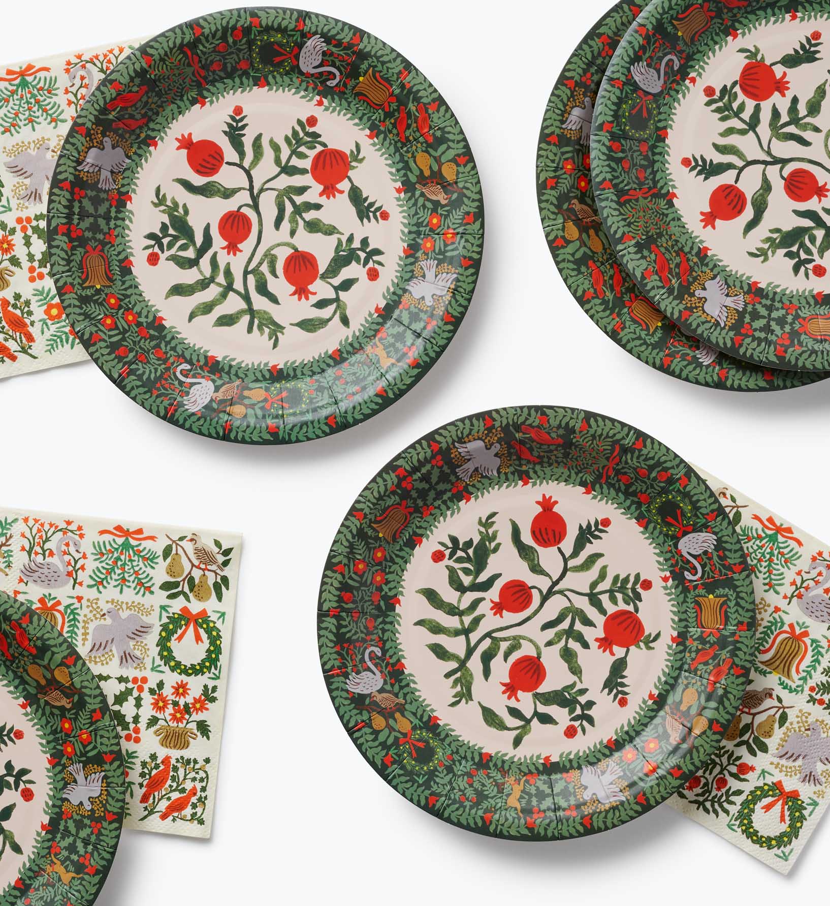 Small Paper Plates - Christmastide
