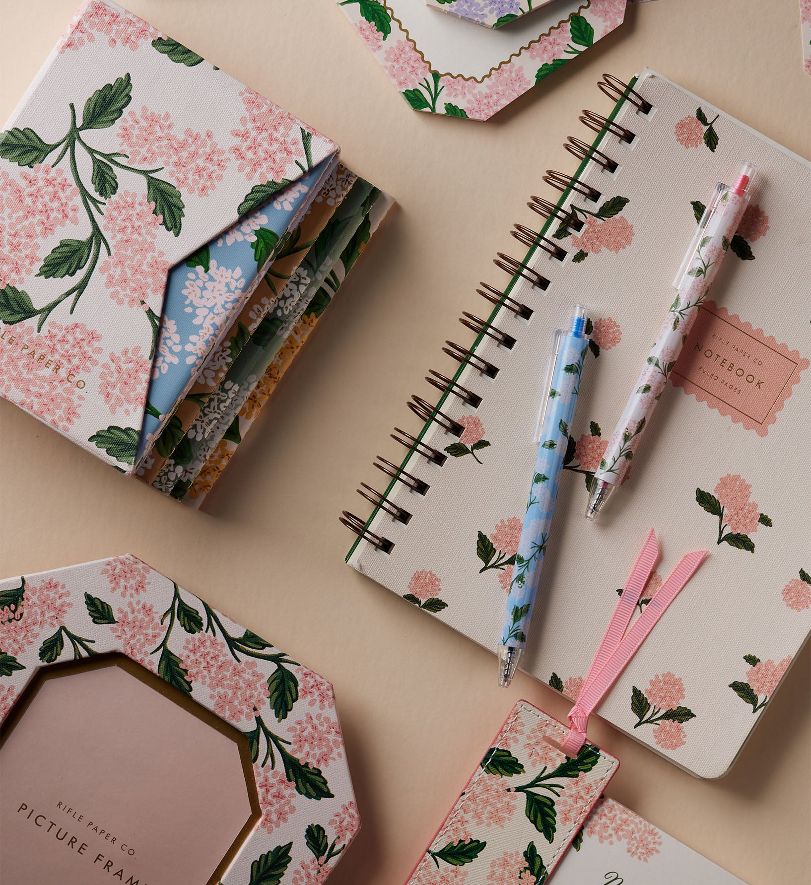 Gel Pen Set of 2 - Hydrangea