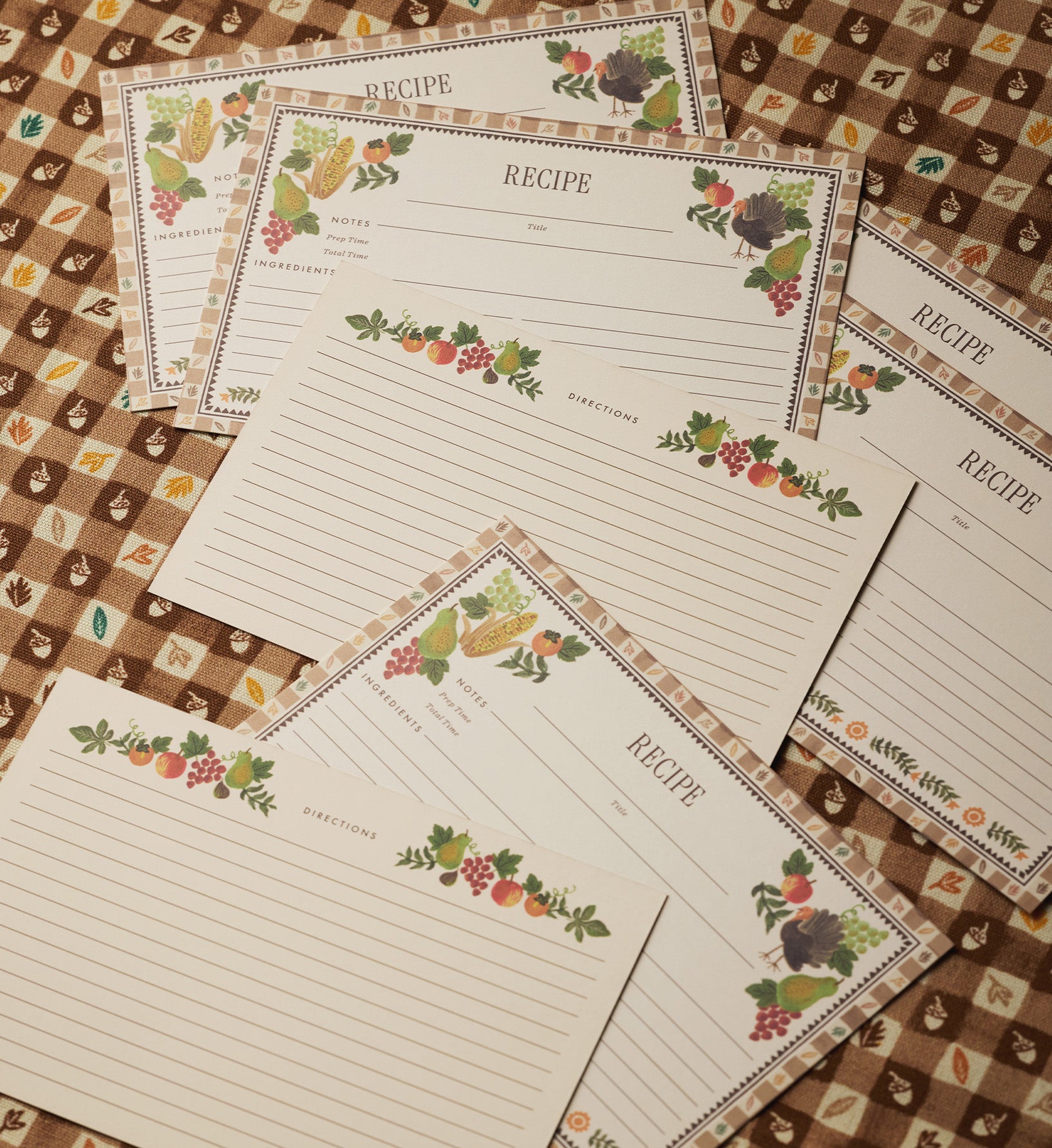 Recipe Cards - Harvest
