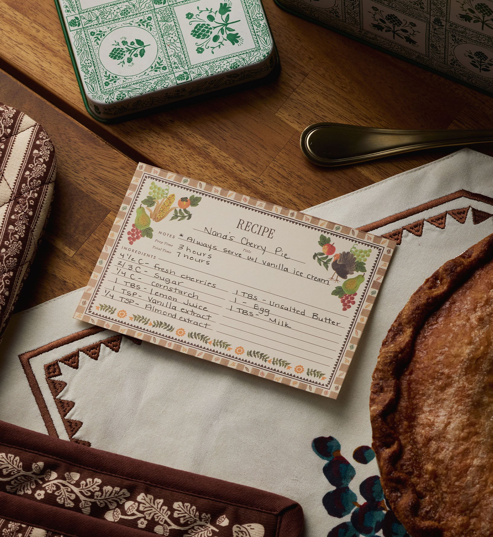 Recipe Cards - Harvest