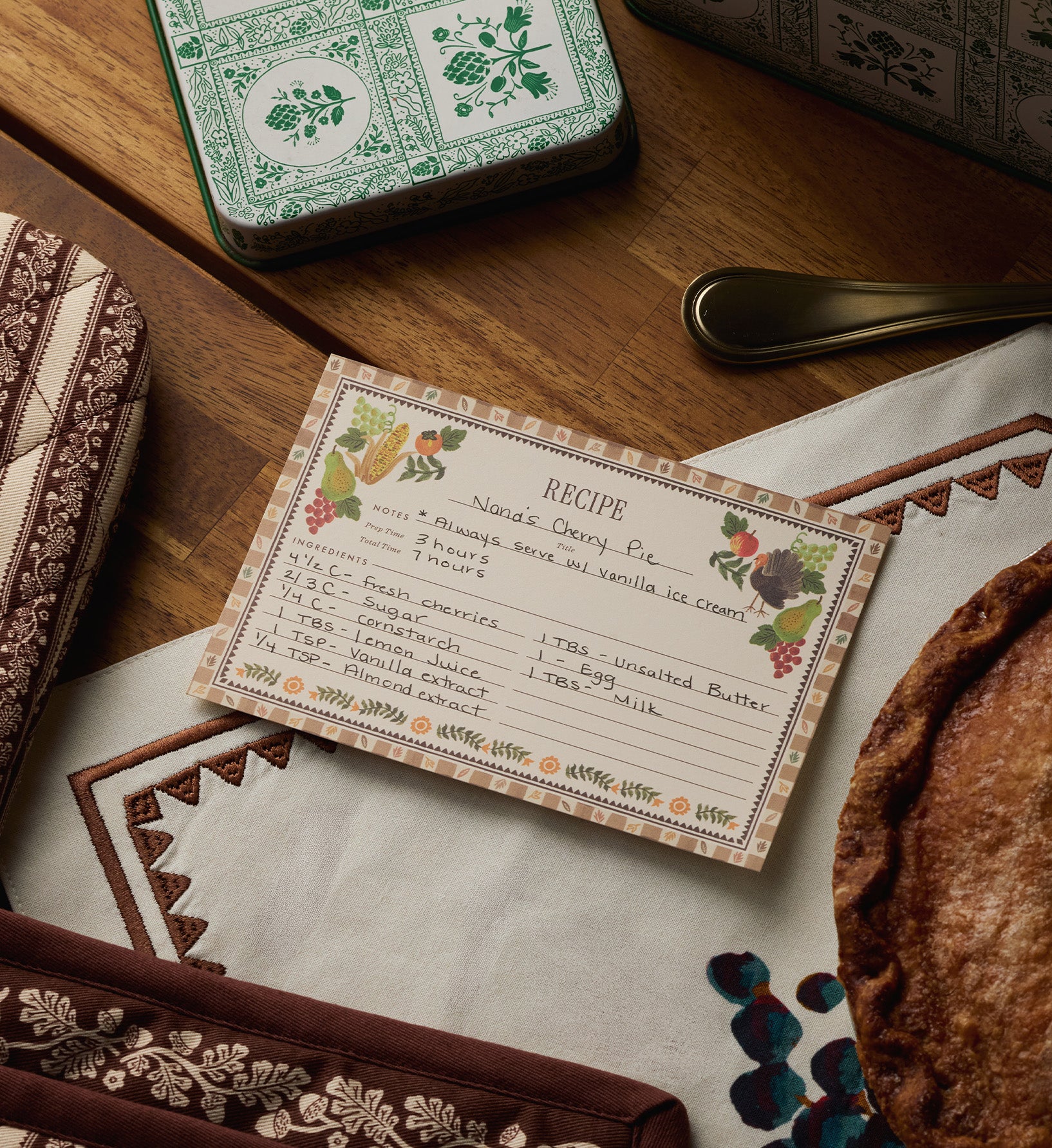 Recipe Cards - Harvest