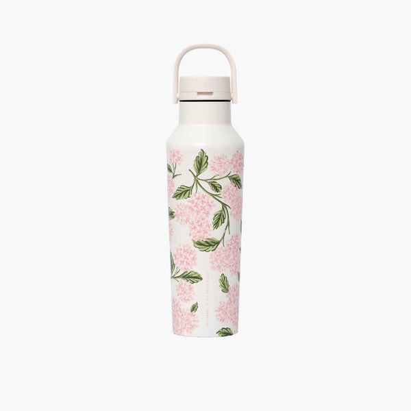 20 oz. Pink Hydrangea Sport Canteen | Rifle Paper Co. 20 oz. Pink Hydrangea Sport Canteen | Rifle Paper Co.