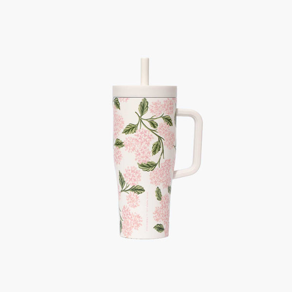 22 oz. Pink Hydrangea Cruiser Cup | Rifle Paper Co.
