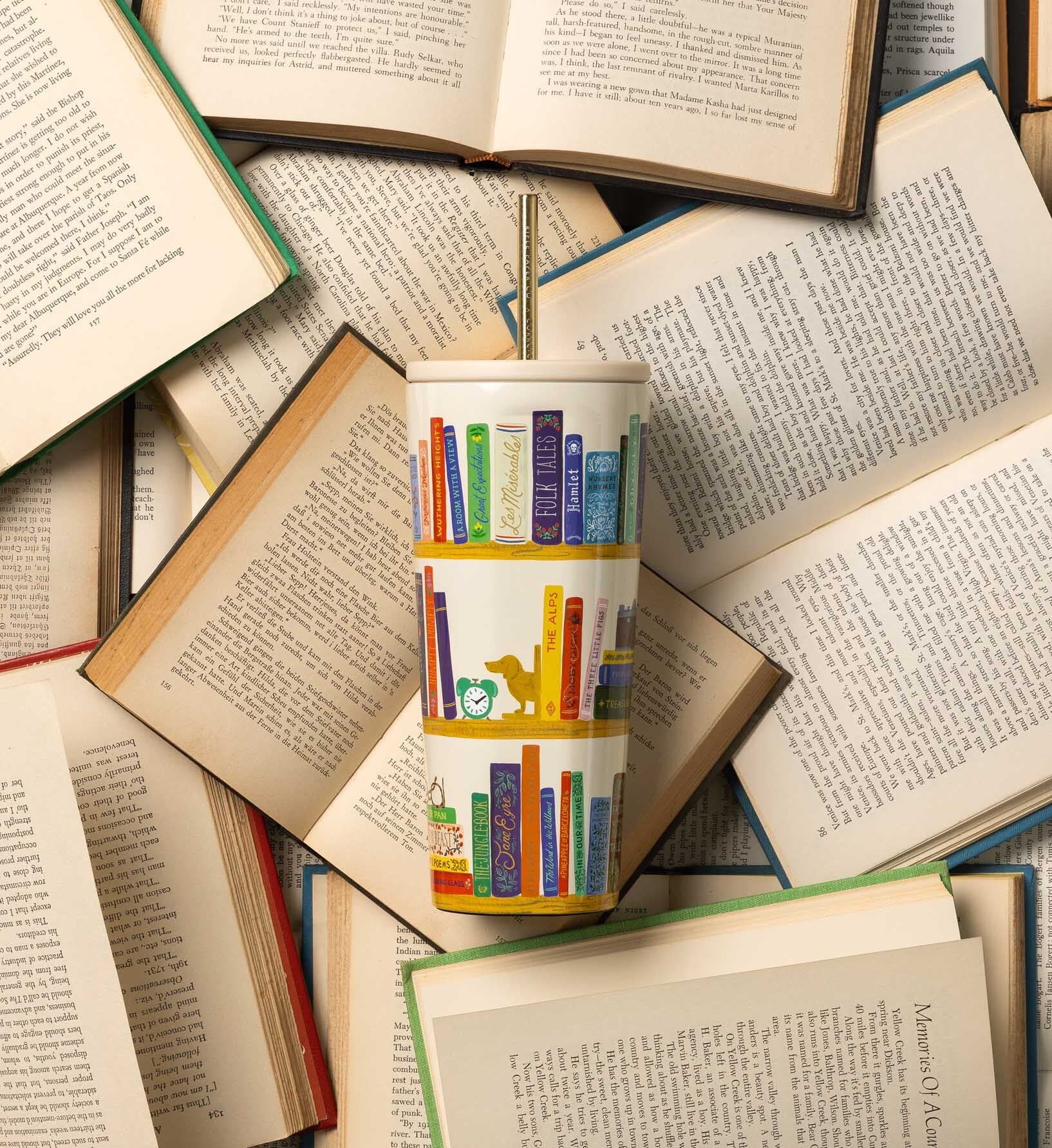 24 oz. Cold Cup - Book Club