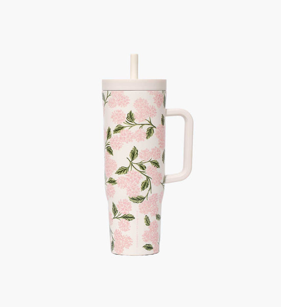 40 oz. Cruiser Cup - Pink Hydrangea – Rifle Paper Co