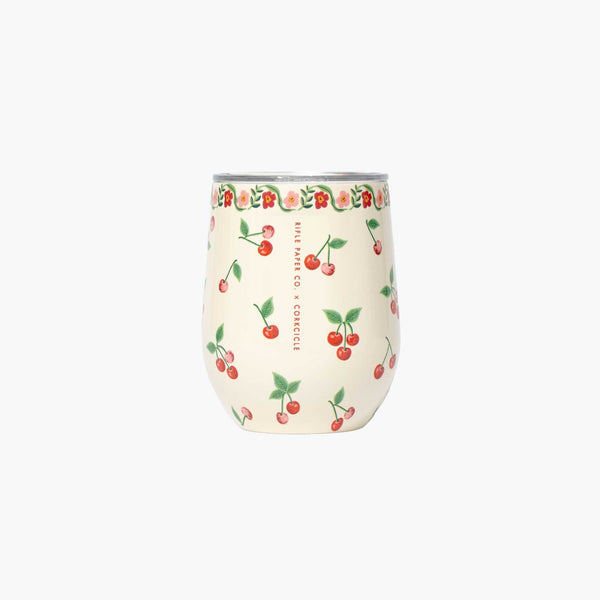 Cherries Stemless Wine Cup by Corkcicle | Rifle Paper Co.