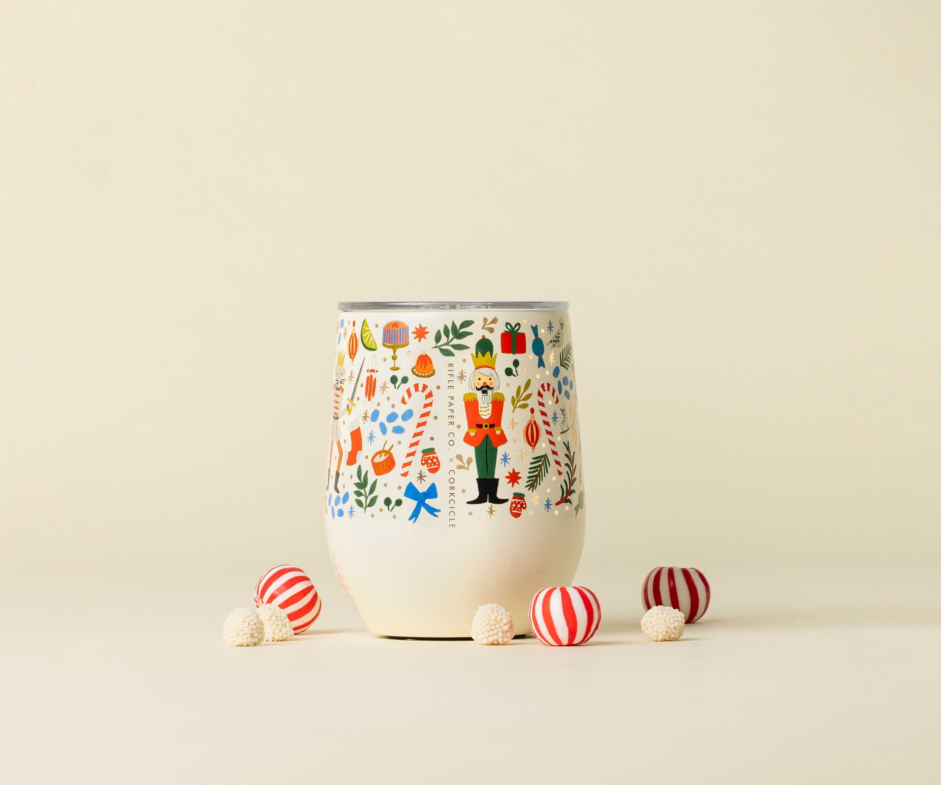 Stemless Wine Cup - Nutcracker
