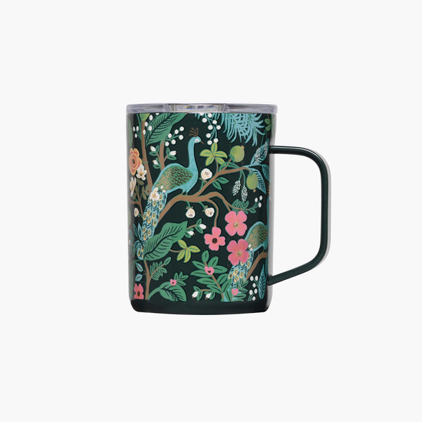 16 oz. Coffee Mug - Peacock – Rifle Paper Co