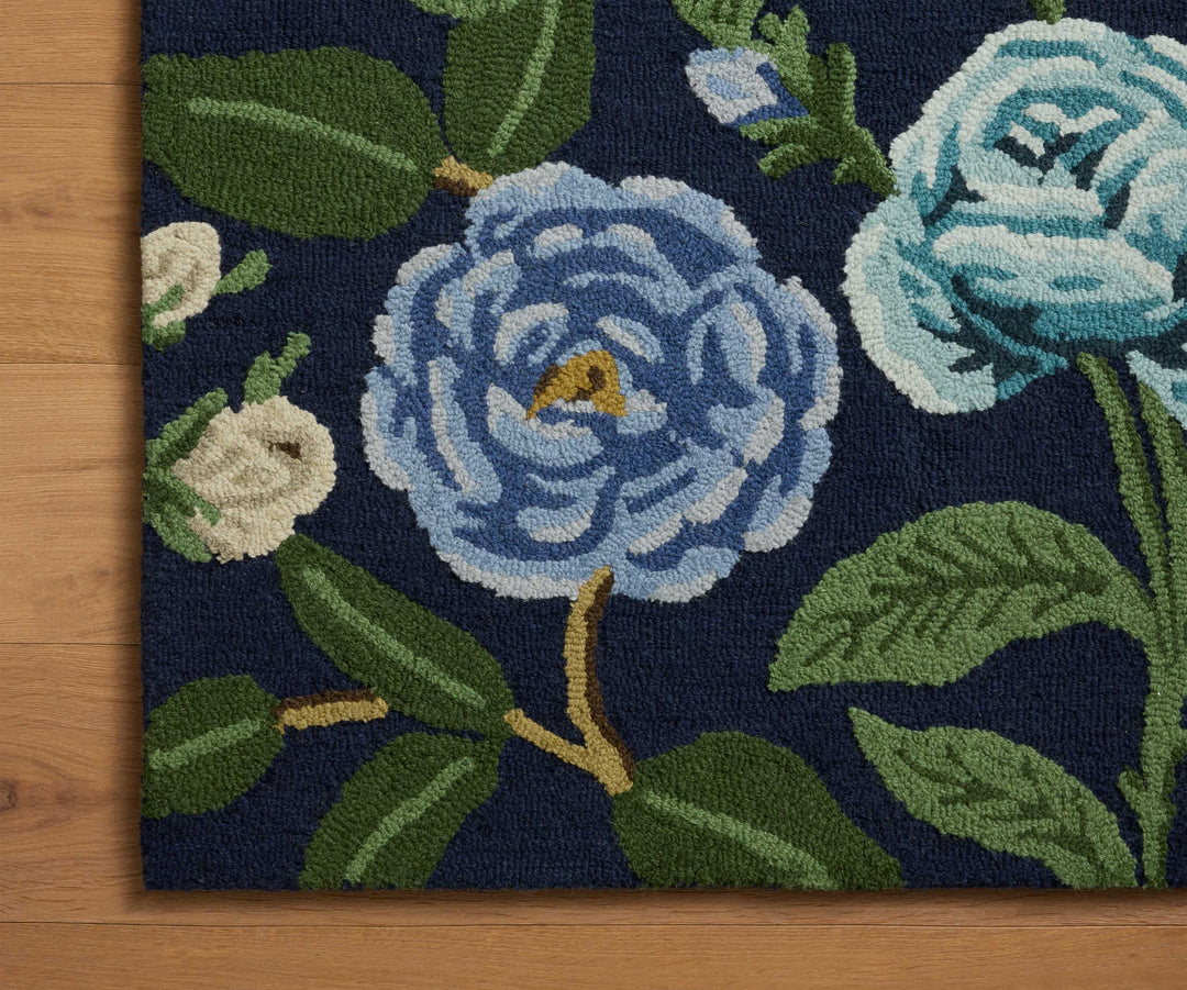 Highgrove Roses Wool Hooked Rug - Mint – Rifle Paper Co