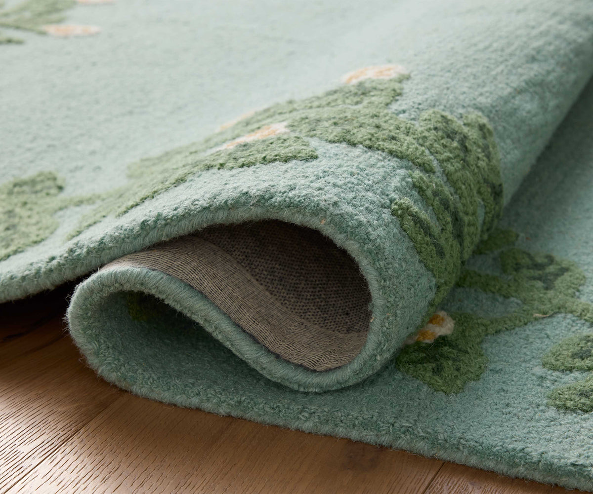 Highgrove Climbing Vines Rug in Blue | Rifle Paper Co.