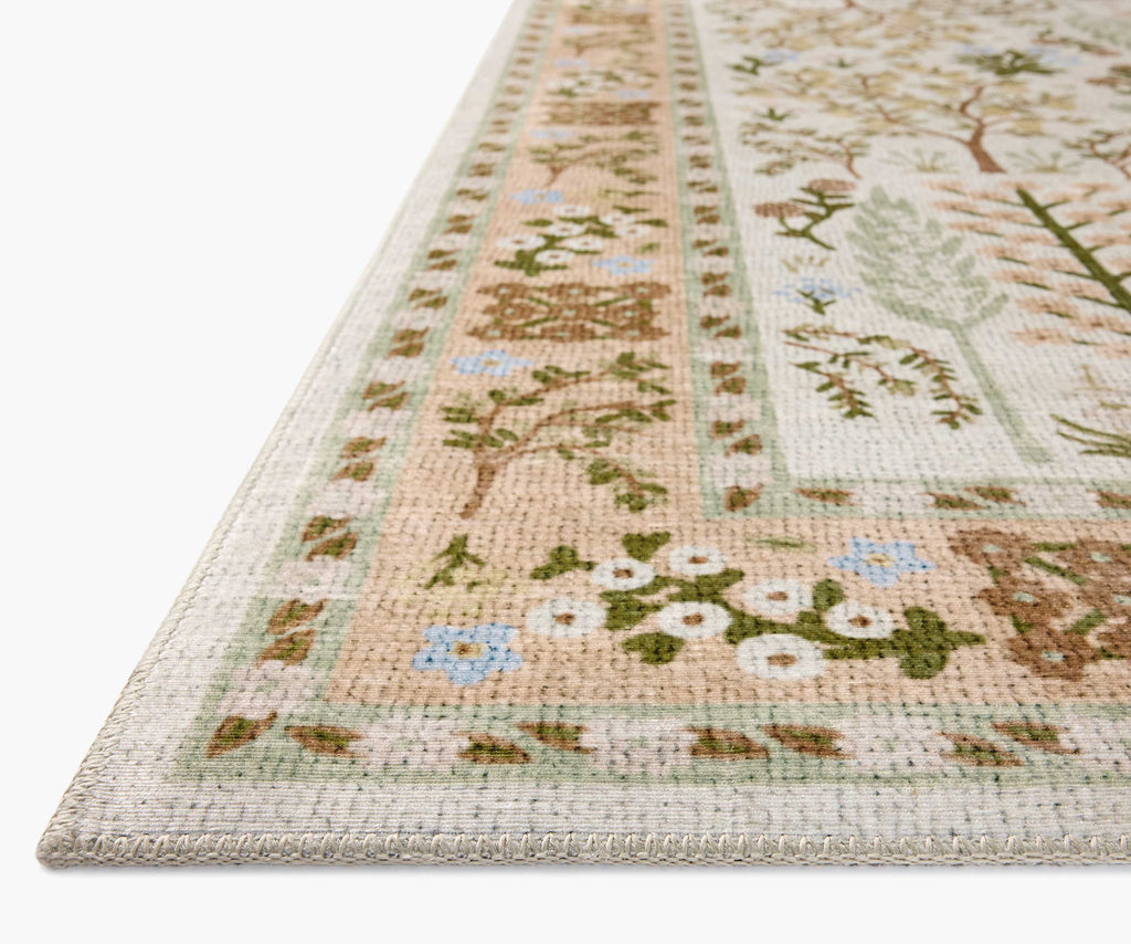 Canopy Bough Printed Rug in Cream | Rifle Paper Co.