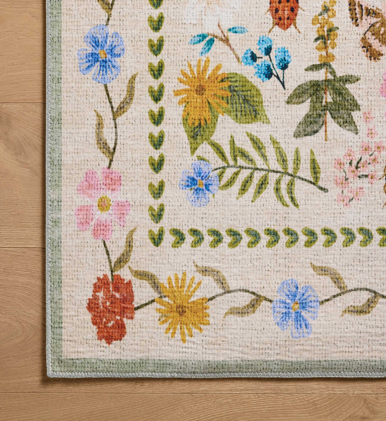 Canopy Curio Cream Printed Rug | Rifle Paper Co.