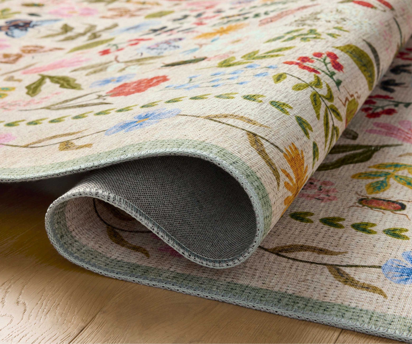 Canopy Curio Cream Printed Rug | Rifle Paper Co.