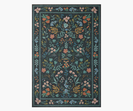 Wildwood Charcoal Printed Rug | Rifle Paper Co.