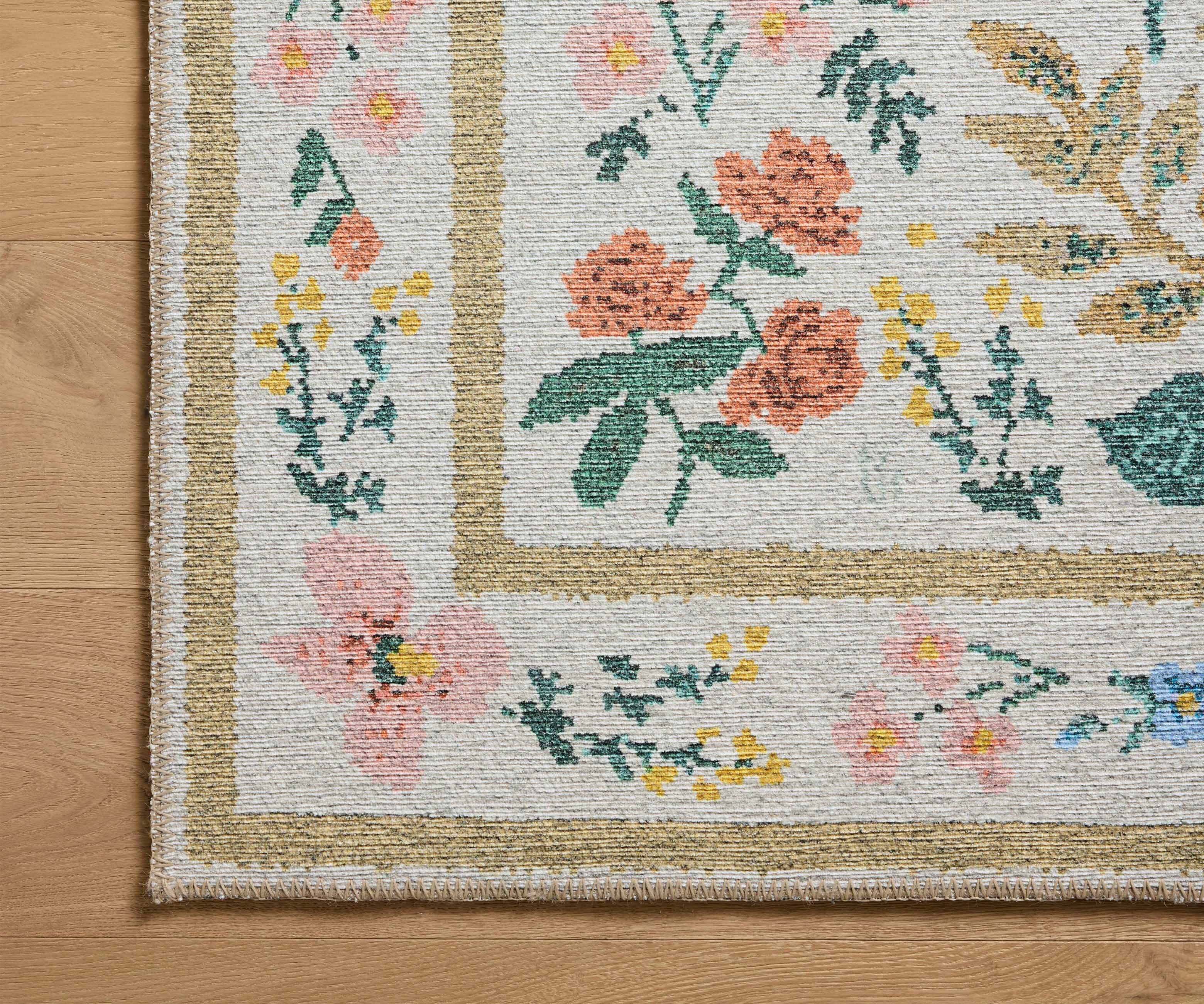 Wildwood Printed Rug - Wildwood Blue – Rifle Paper Co