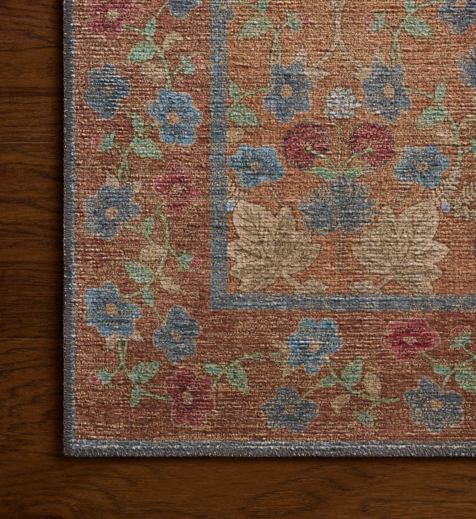 Maple Print Rug Edinburgh Maple Jute Rug - Cinnamon | Rifle Paper Co.