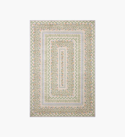 Orchard Wildwood Vines Washable Rug - Ivory - 5x7