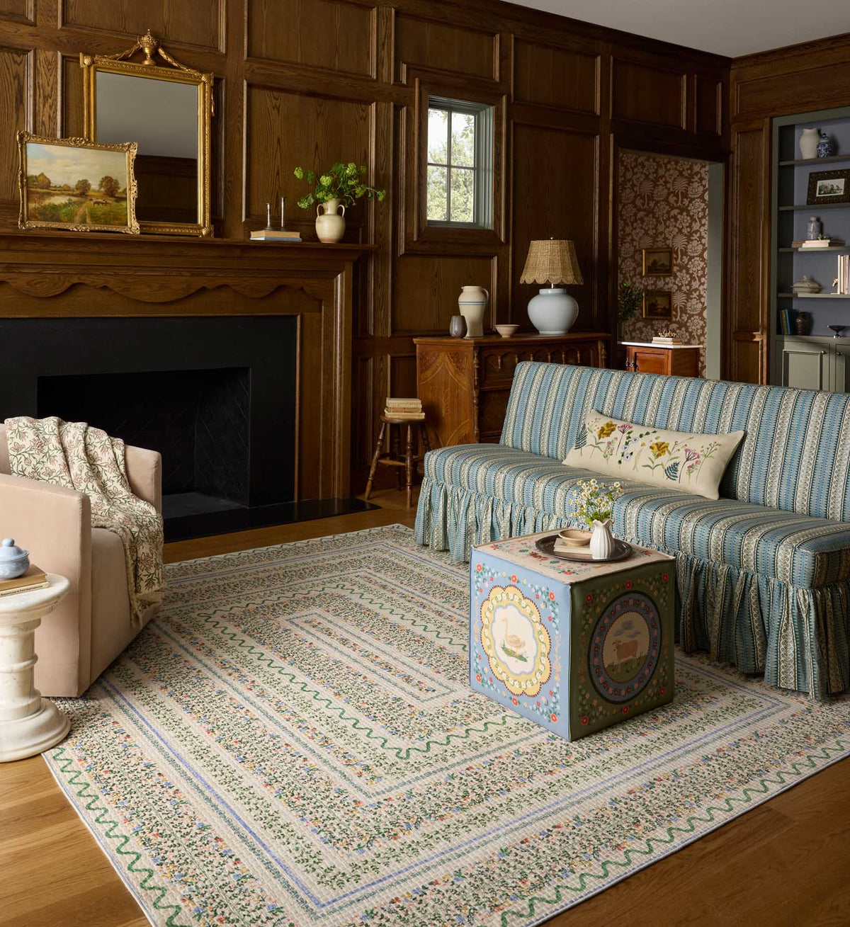 Orchard Wildwood Vines Washable Rug | Rifle Paper Co.