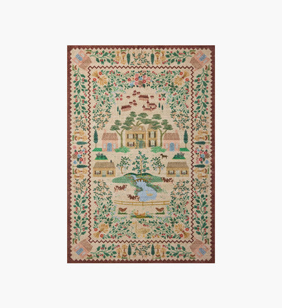 Orchard Country Farm Washable Rug - Ivory