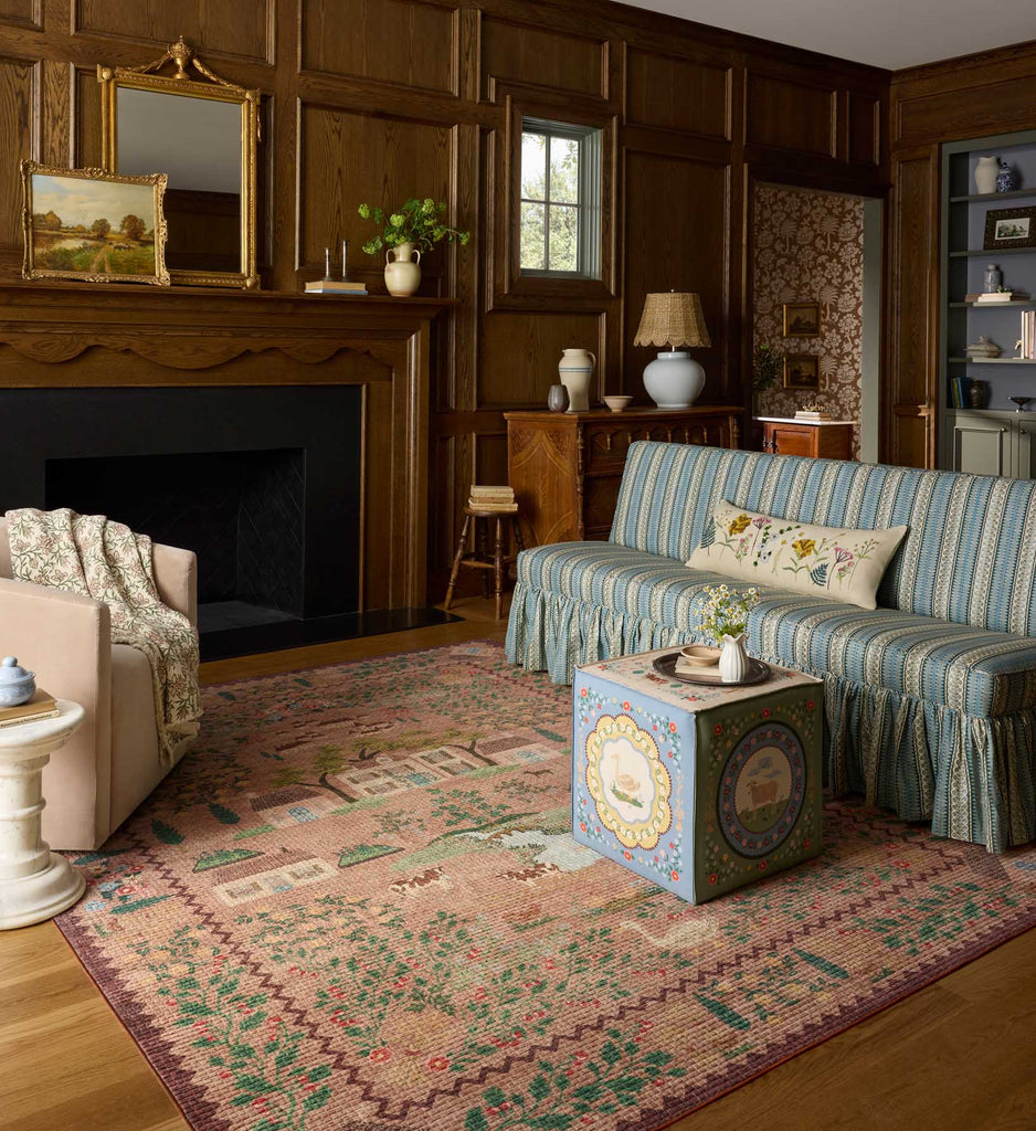 Orchard Country Farm Washable Rug - Mauve | Rifle Paper Co.