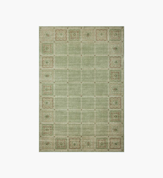 Orchard Lottie Washable Rug - Green | Rifle Paper Co.