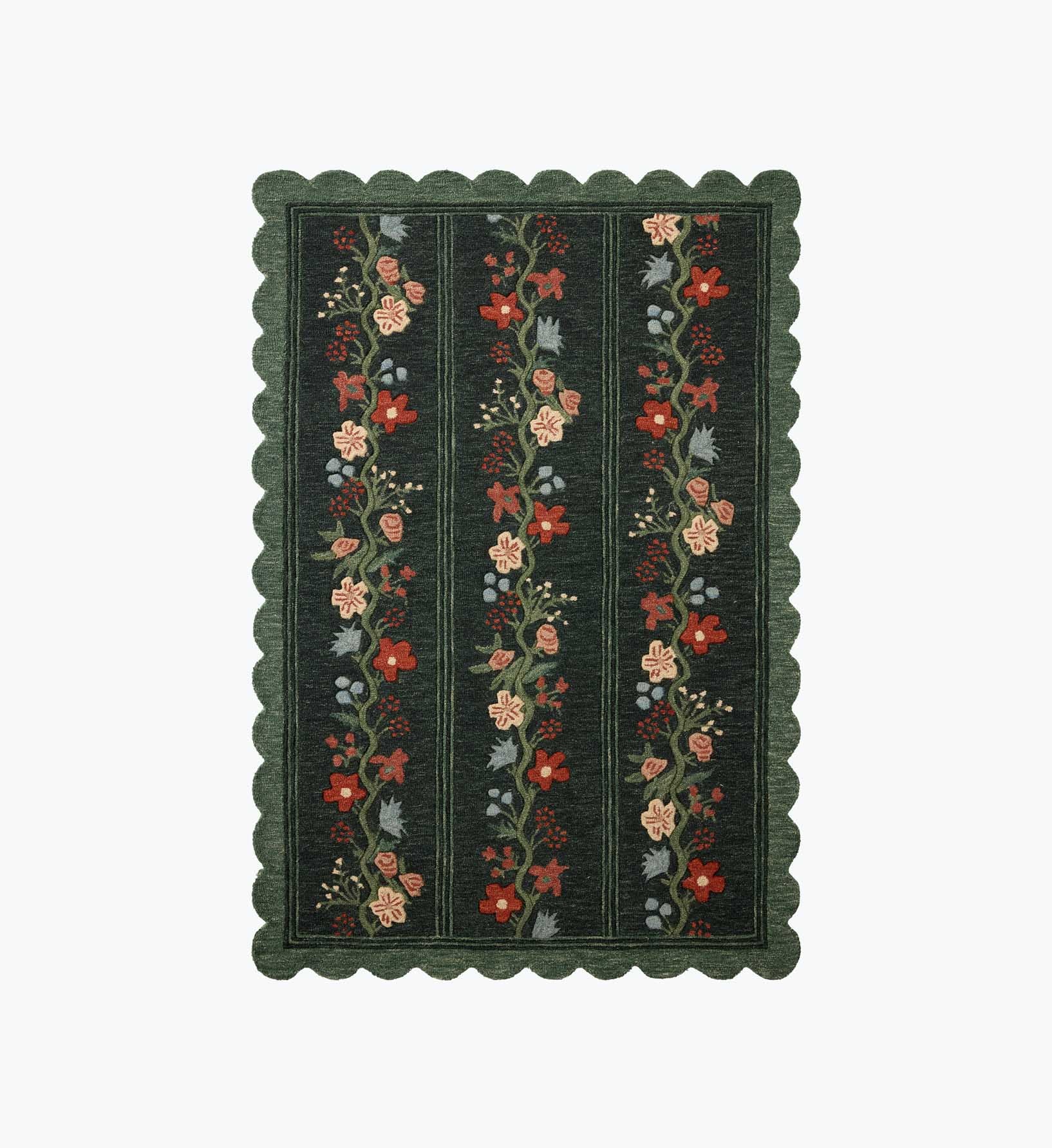 Thistle Rug Wool Hooked Rugs | Rifle Paper Co.