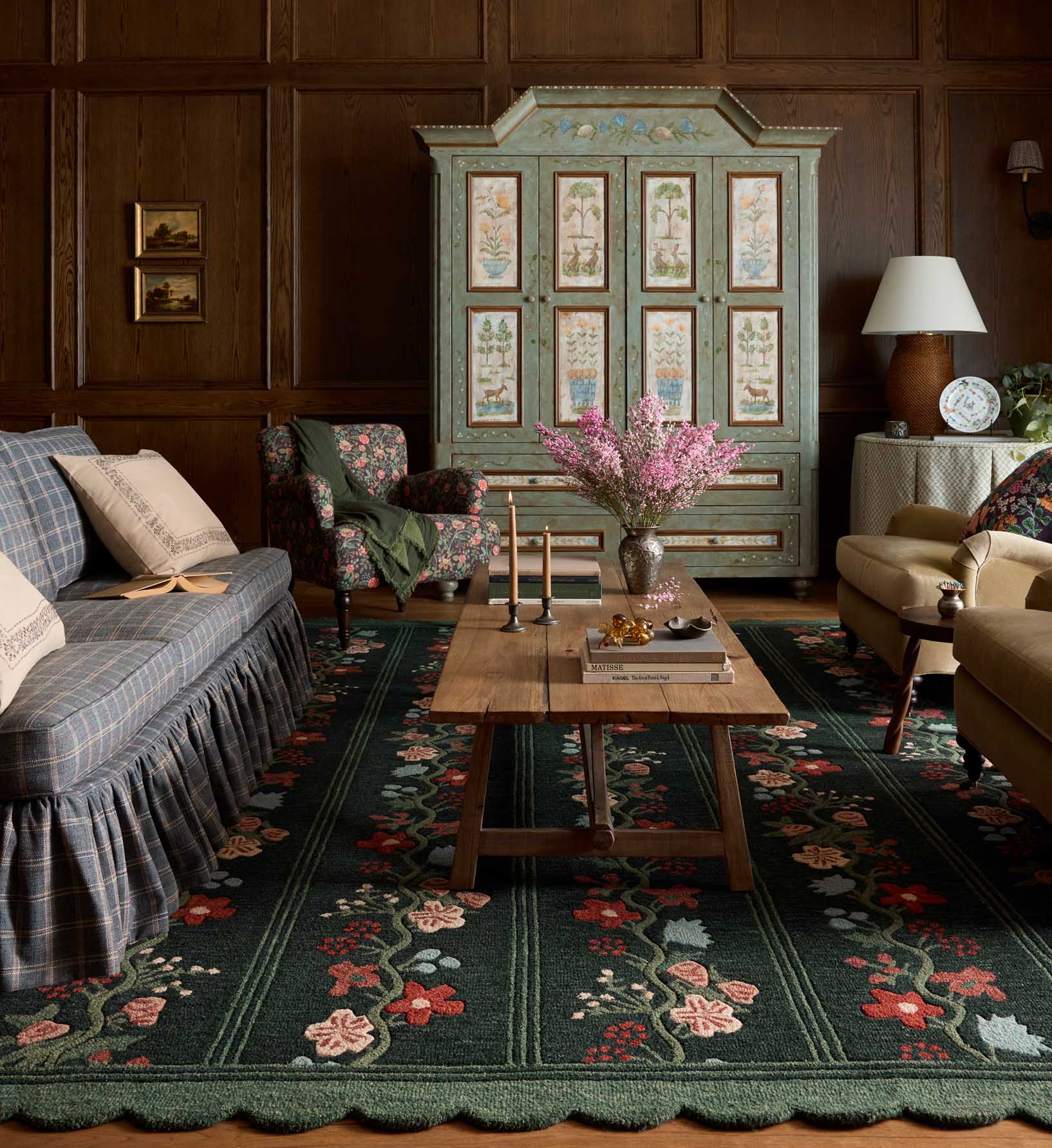 Thistle Rug Wool Hooked Rugs | Rifle Paper Co.