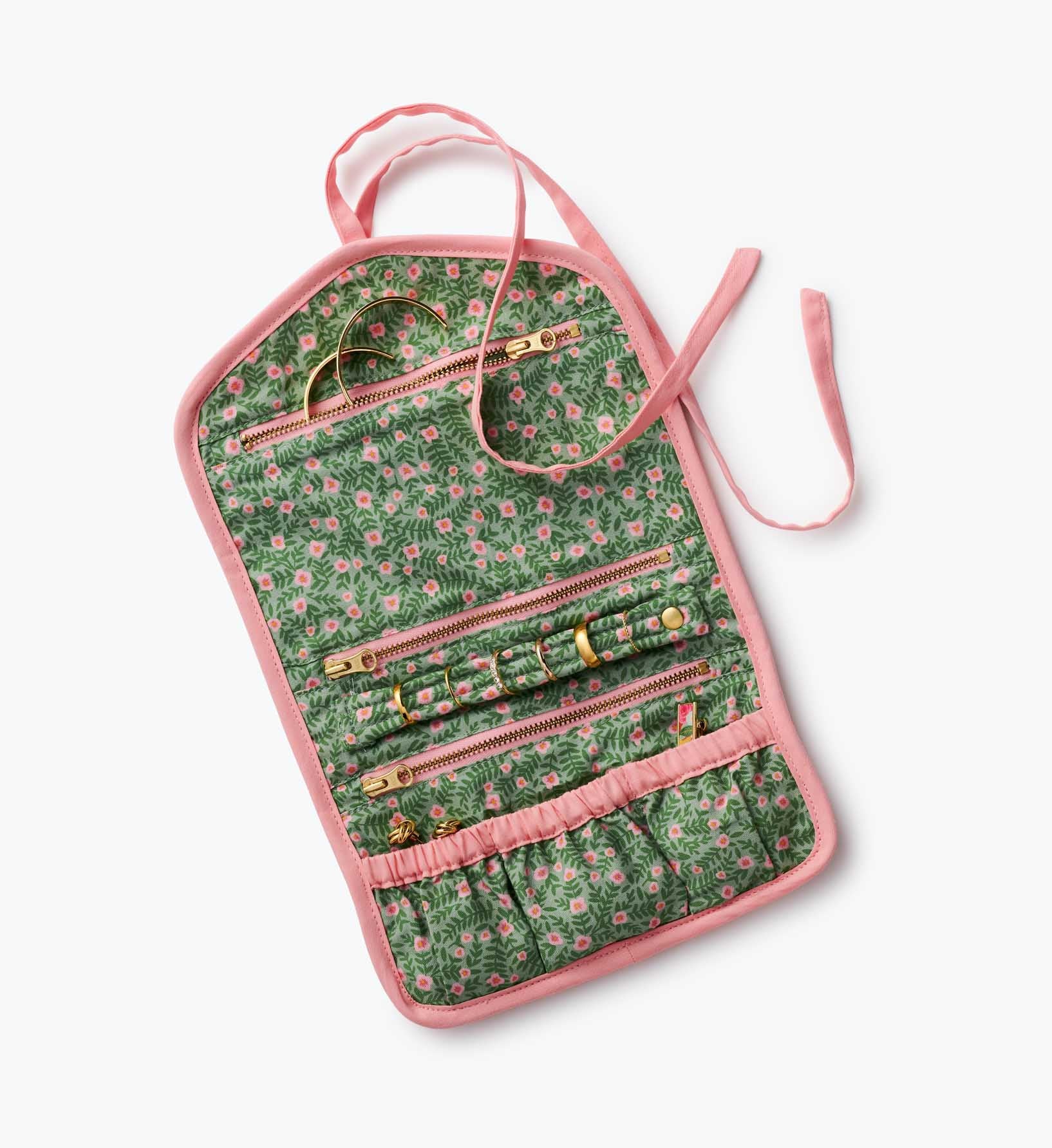 Quilted Jewelry Organizer - Dahlia