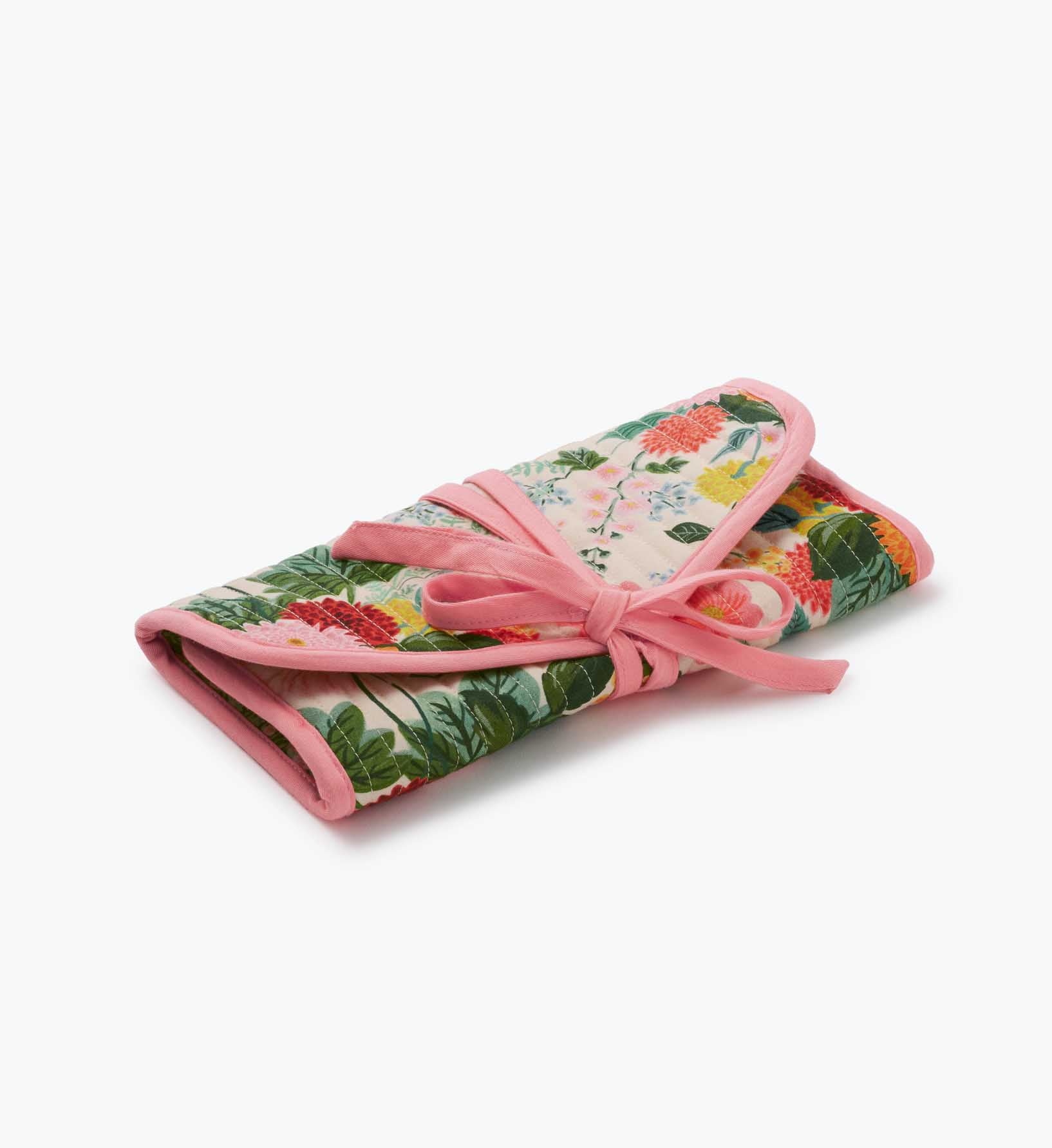 Quilted Jewelry Organizer - Dahlia