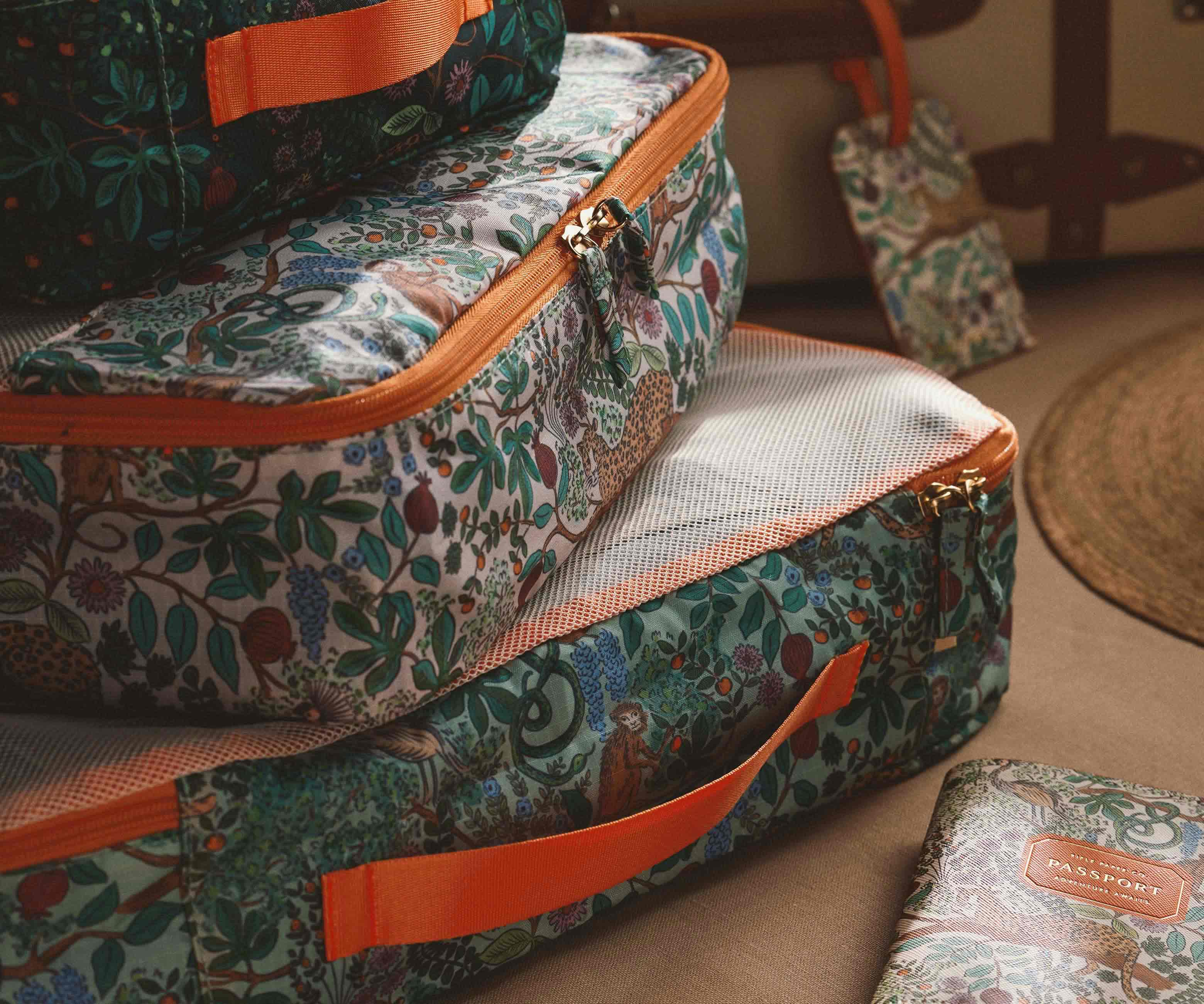 Passport Holder & Luggage Tag Set - Safari