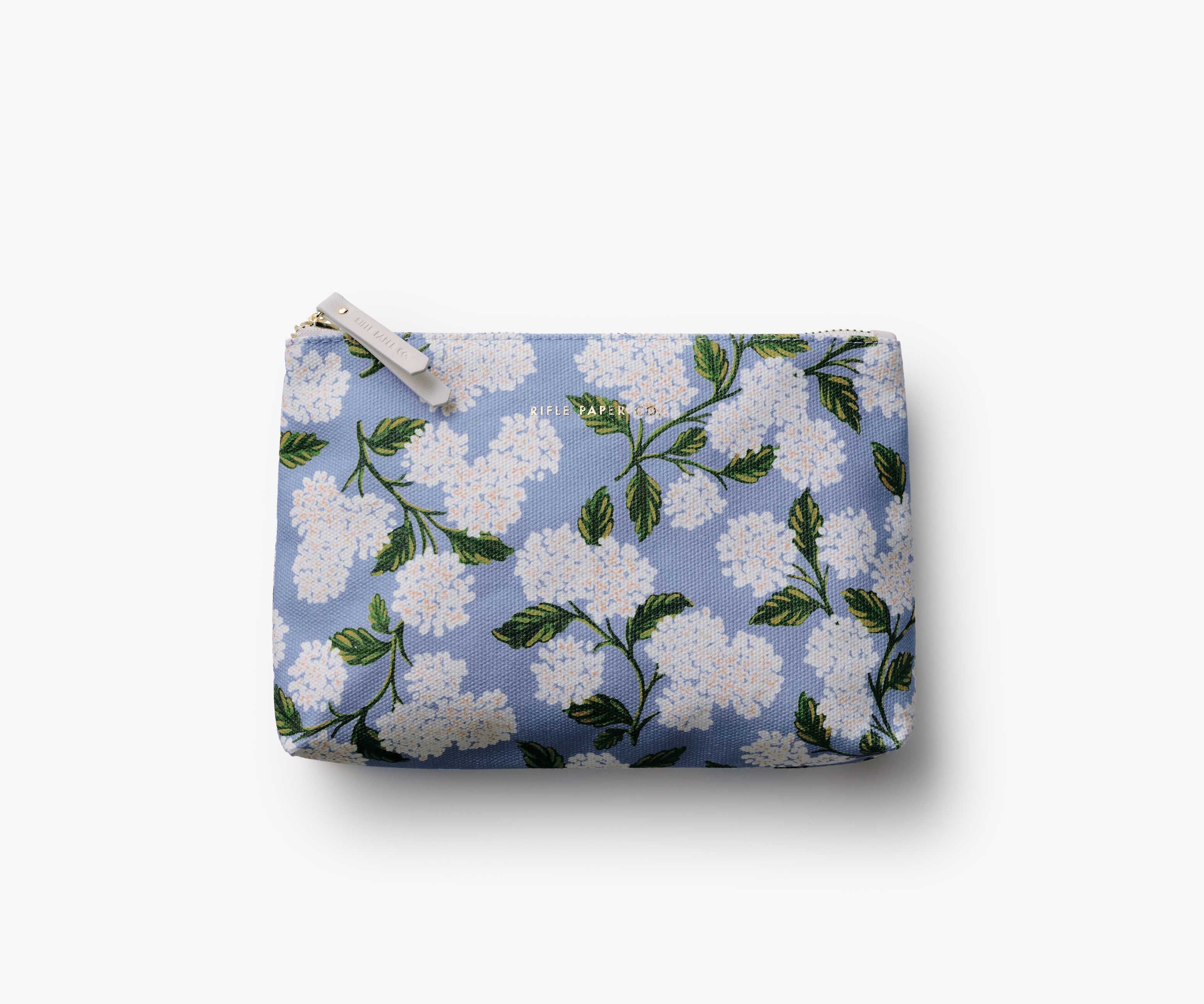 Zippered Pouch Set - Hydrangea