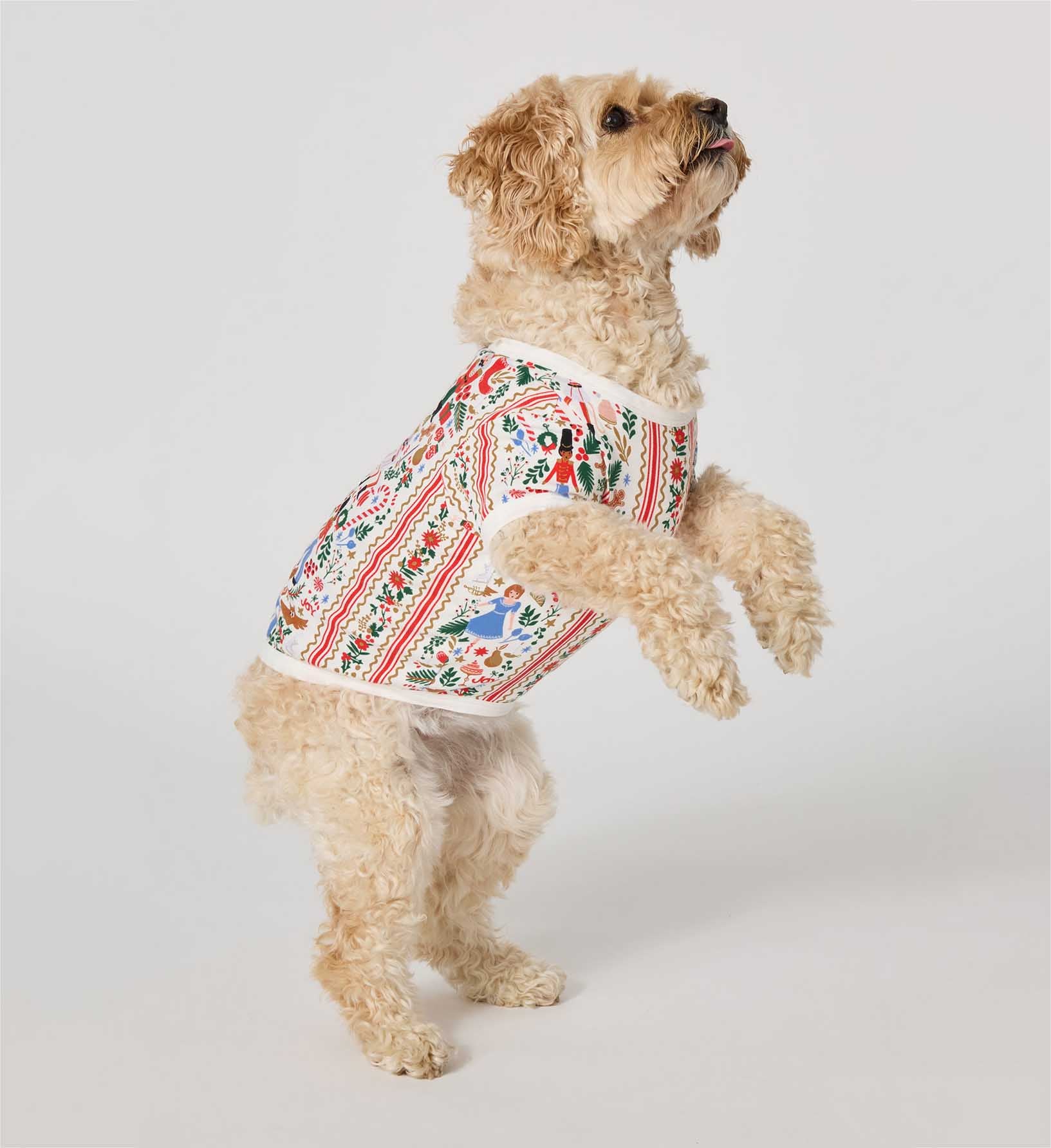 Dog Jersey Pajamas - Holly Jolly Nutcracker